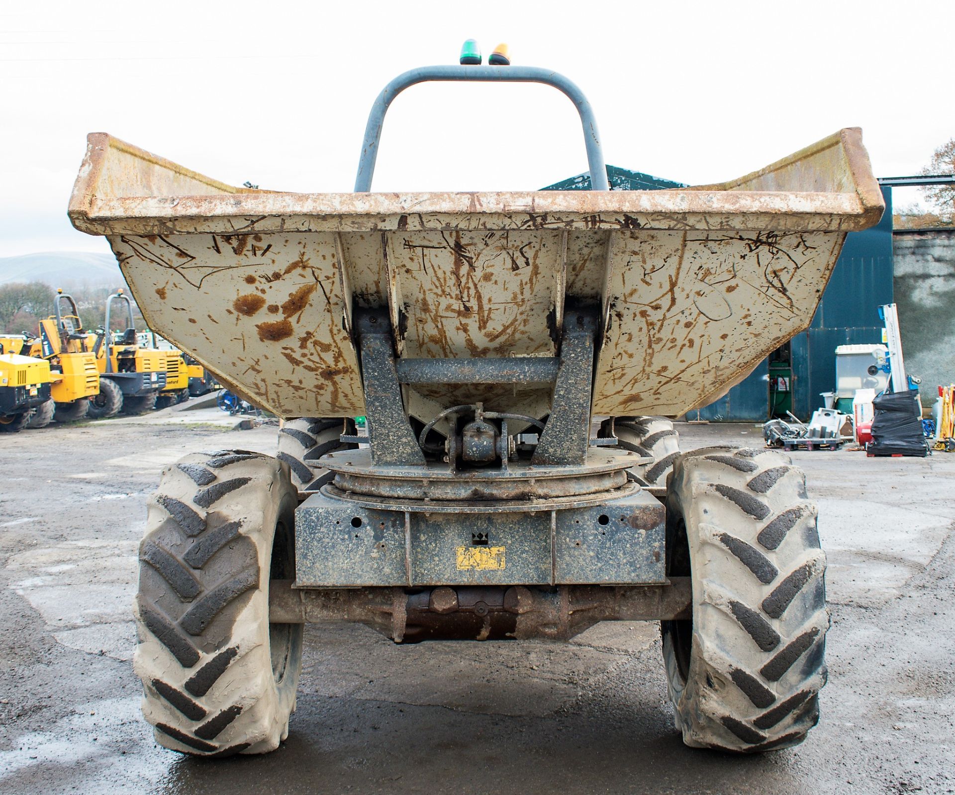 Benford Terex 6 tonne swivel skip dumper Year: 2007 S/N: E706FX443 Recorded Hours: 3056 D1278 - Image 5 of 19