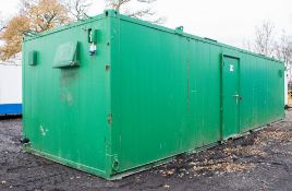 32 ft x 10 ft steel anti vandal toilet site unit Comprising of: Office, lobby, gents toilet (2 -