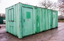 21 ft x 9 ft steel anti vandal welfare site unit Comprising of: canteen, toilet & generator room c/w