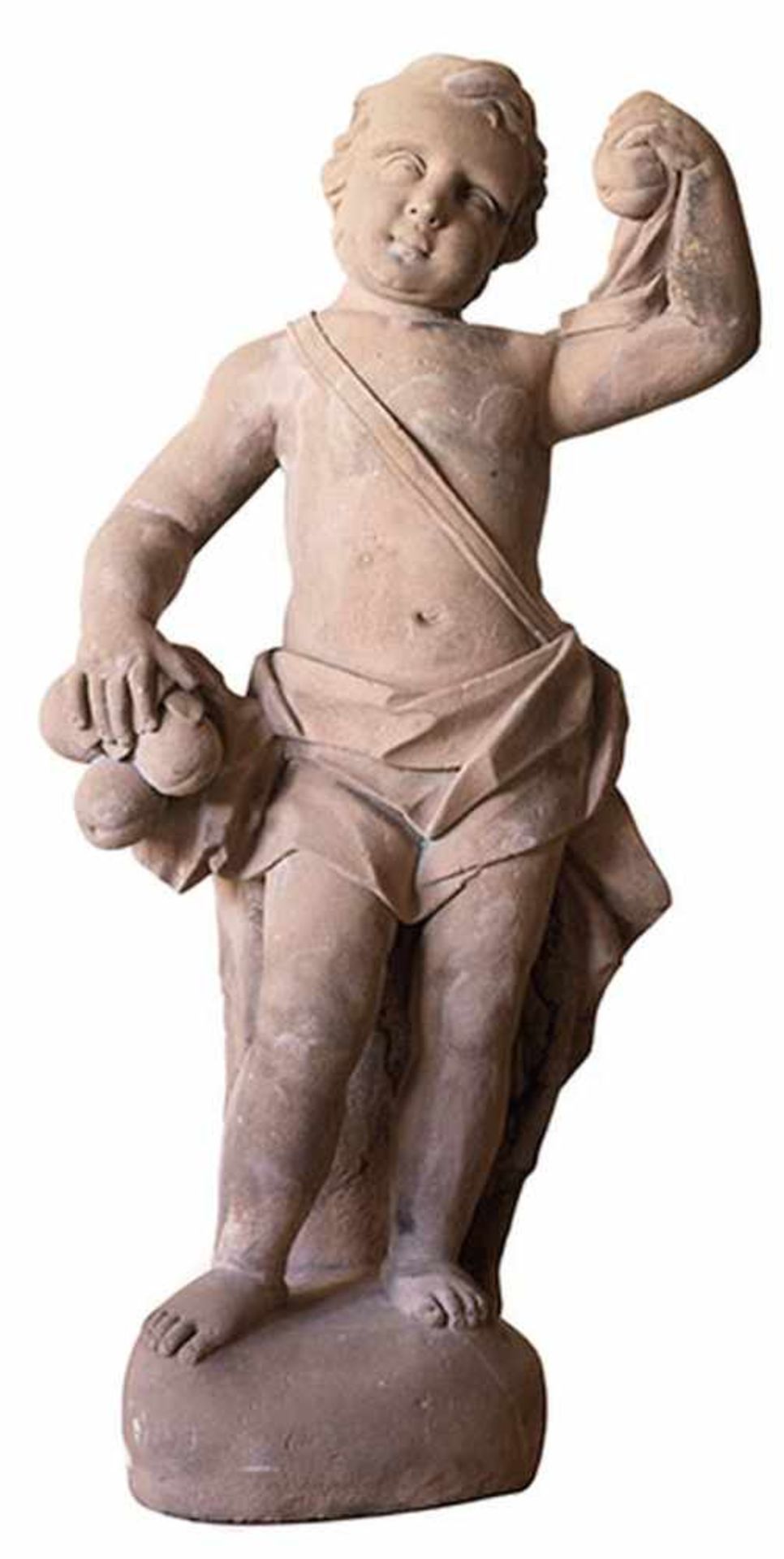 Johann Franz van Helmont, gest. 1756, zug. PARKSKULPTUR EINES PUTTO Höhe: ca. 124 cm. 18. - Bild 3 aus 4