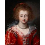 Genueser Maler des 17. Jahrhunderts nach flämischen Vorbildern PORTRAIT EINES JUNGEN MÄDCHENS Öl auf