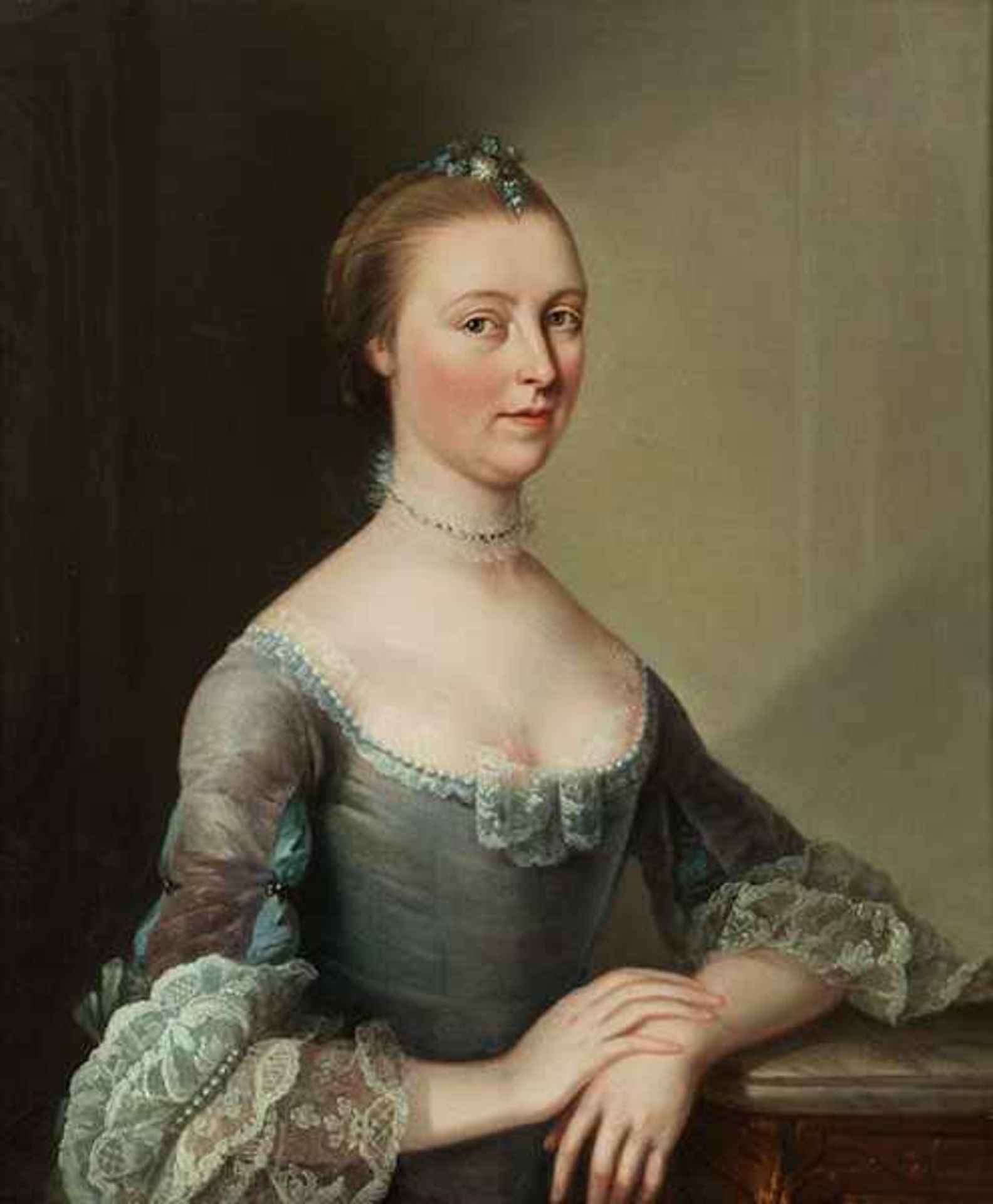 Charles-Amédée-Philippe van Loo, 1719 Rivoli "" 1795 Paris Gemäldepaar PORTRAIT EINES EDELMANNS - Bild 2 aus 7