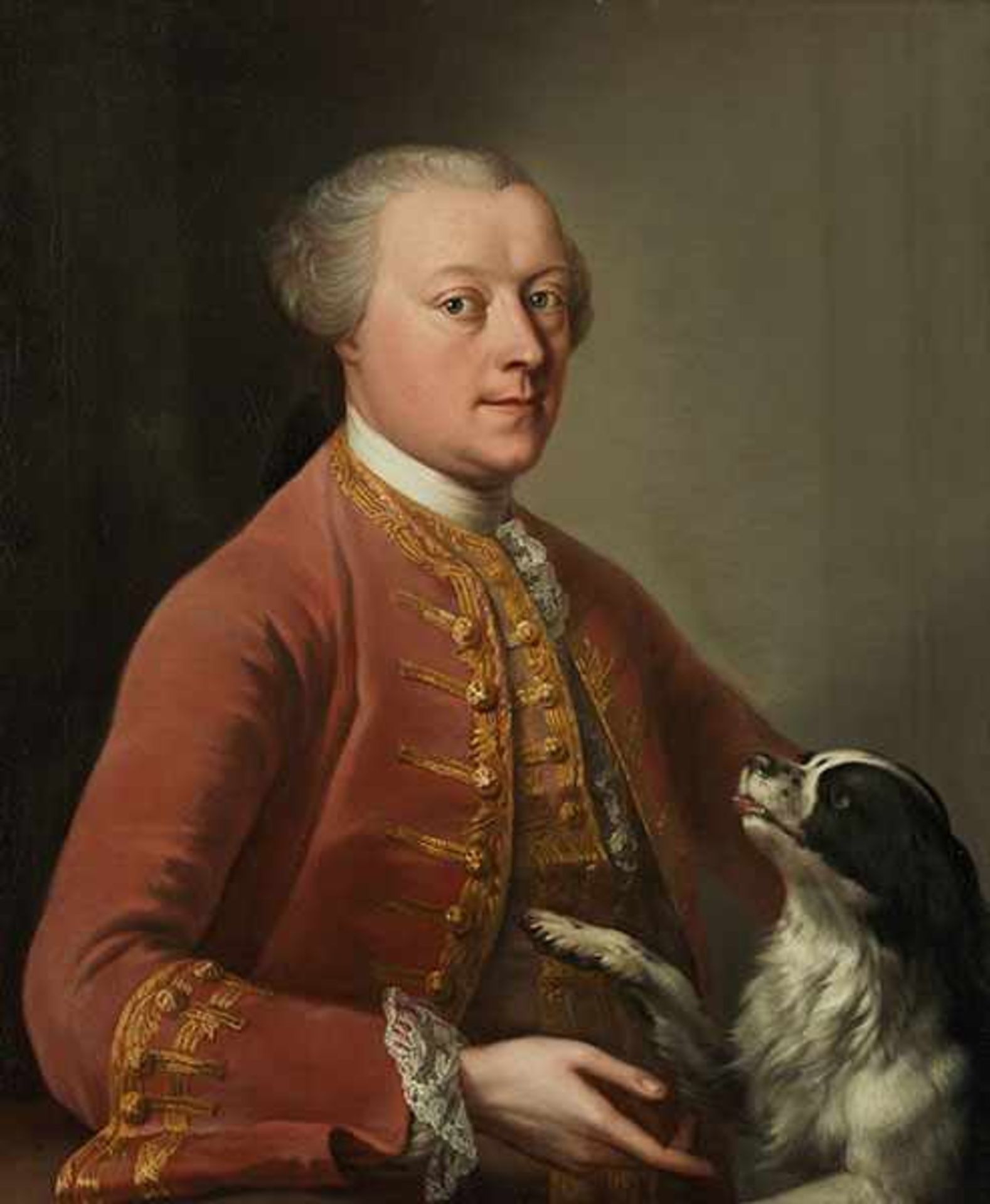 Charles-Amédée-Philippe van Loo, 1719 Rivoli "" 1795 Paris Gemäldepaar PORTRAIT EINES EDELMANNS - Bild 3 aus 7