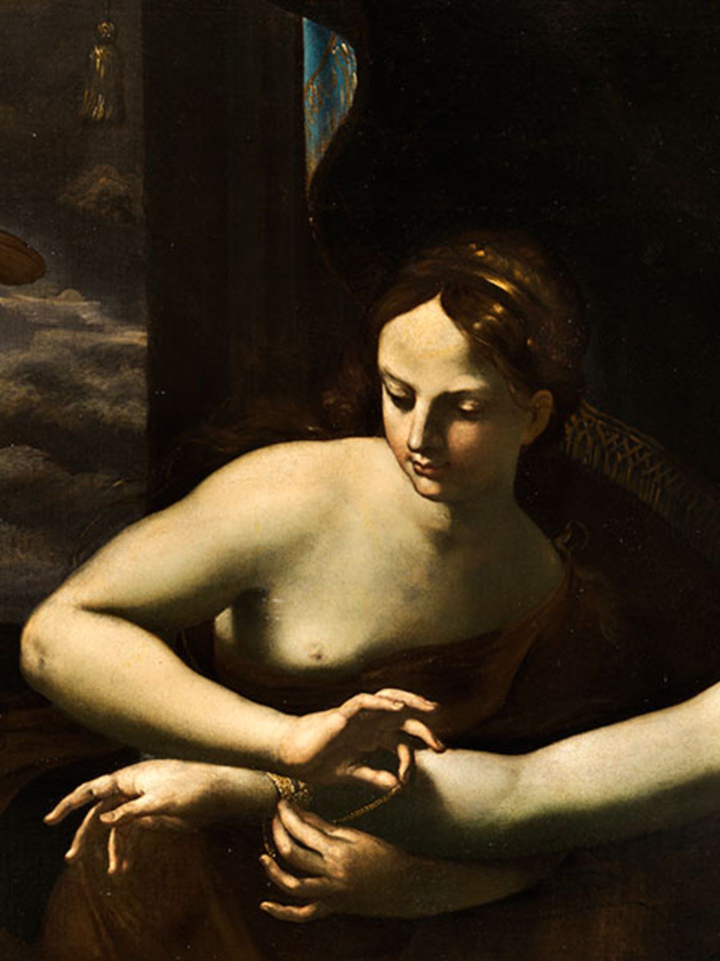 Guido Reni, 1575 Bologna "" 1642 ebenda TOILETTE DER VENUS Öl auf Leinwand. 245 x 206 cm. Um 1622/ - Bild 3 aus 13