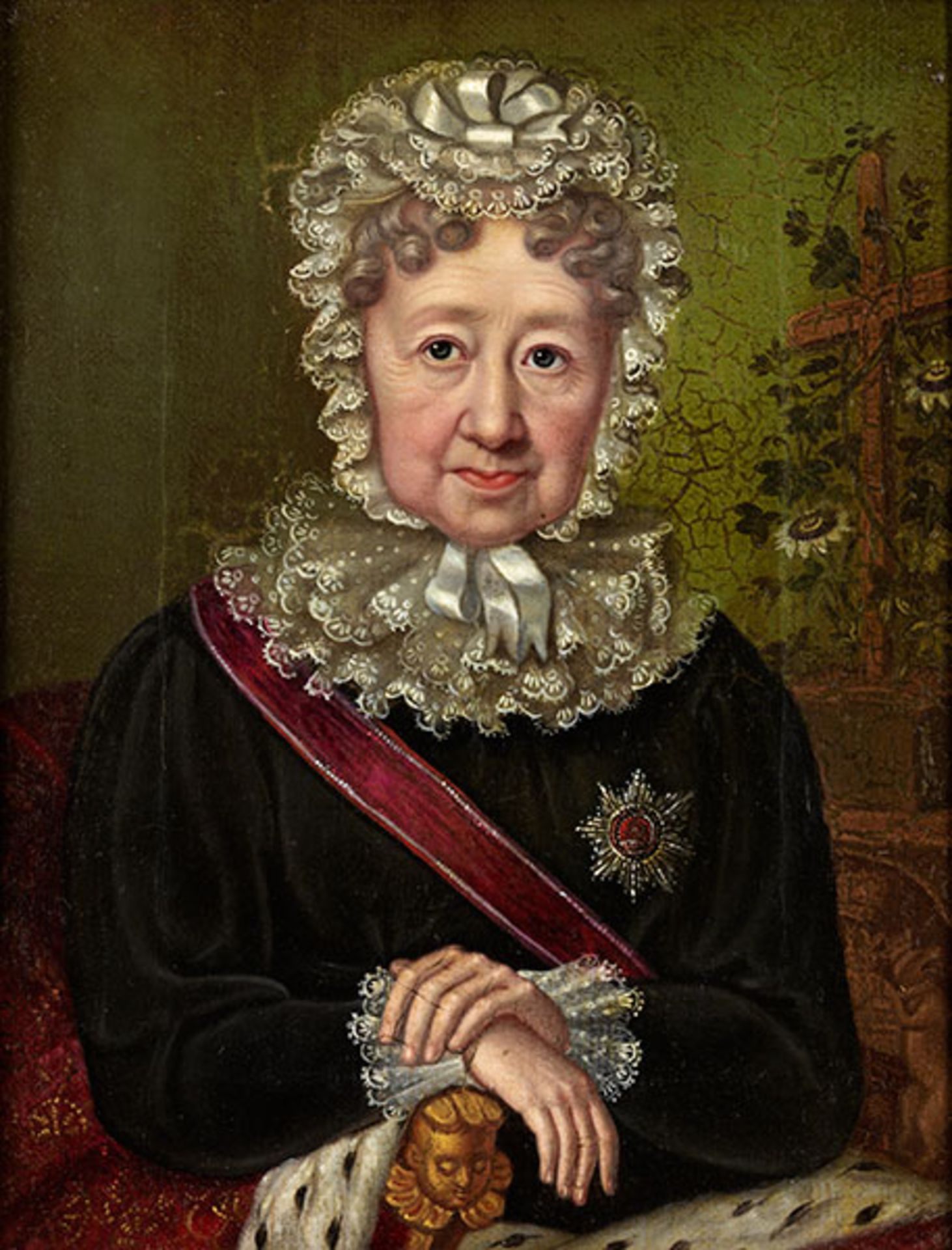 Bardua, Caroline, zug.1781 - 1864 Halbportrait der Friederike Auguste Sophie, Fürstin von Anhalt-