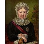 Bardua, Caroline, zug.1781 - 1864 Halbportrait der Friederike Auguste Sophie, Fürstin von Anhalt-