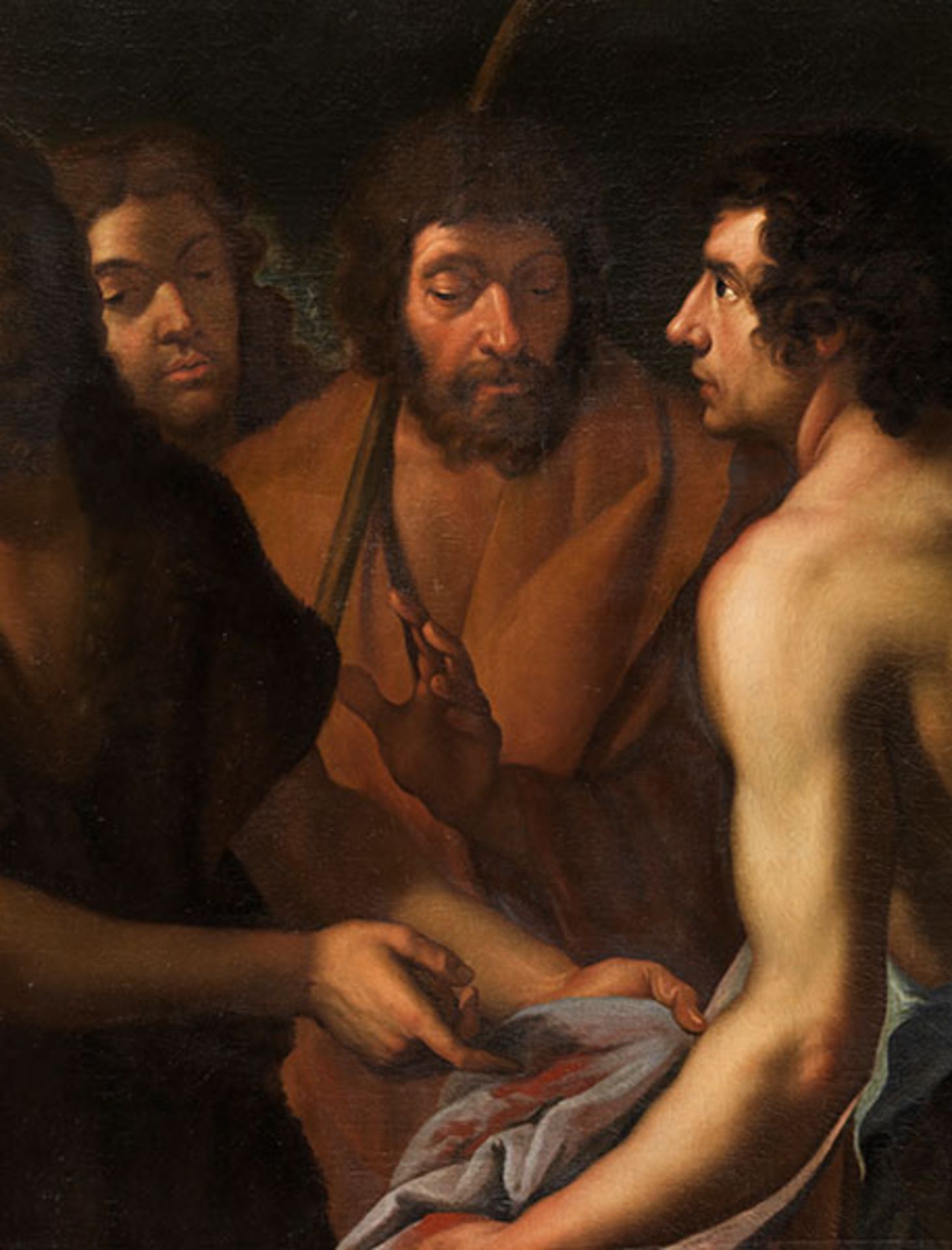 Maler des Genueser Caravaggismus des 17. Jahrhunderts DIE SÖHNE JAKOBS ZEIGEN IHREM VATER DAS - Bild 3 aus 7
