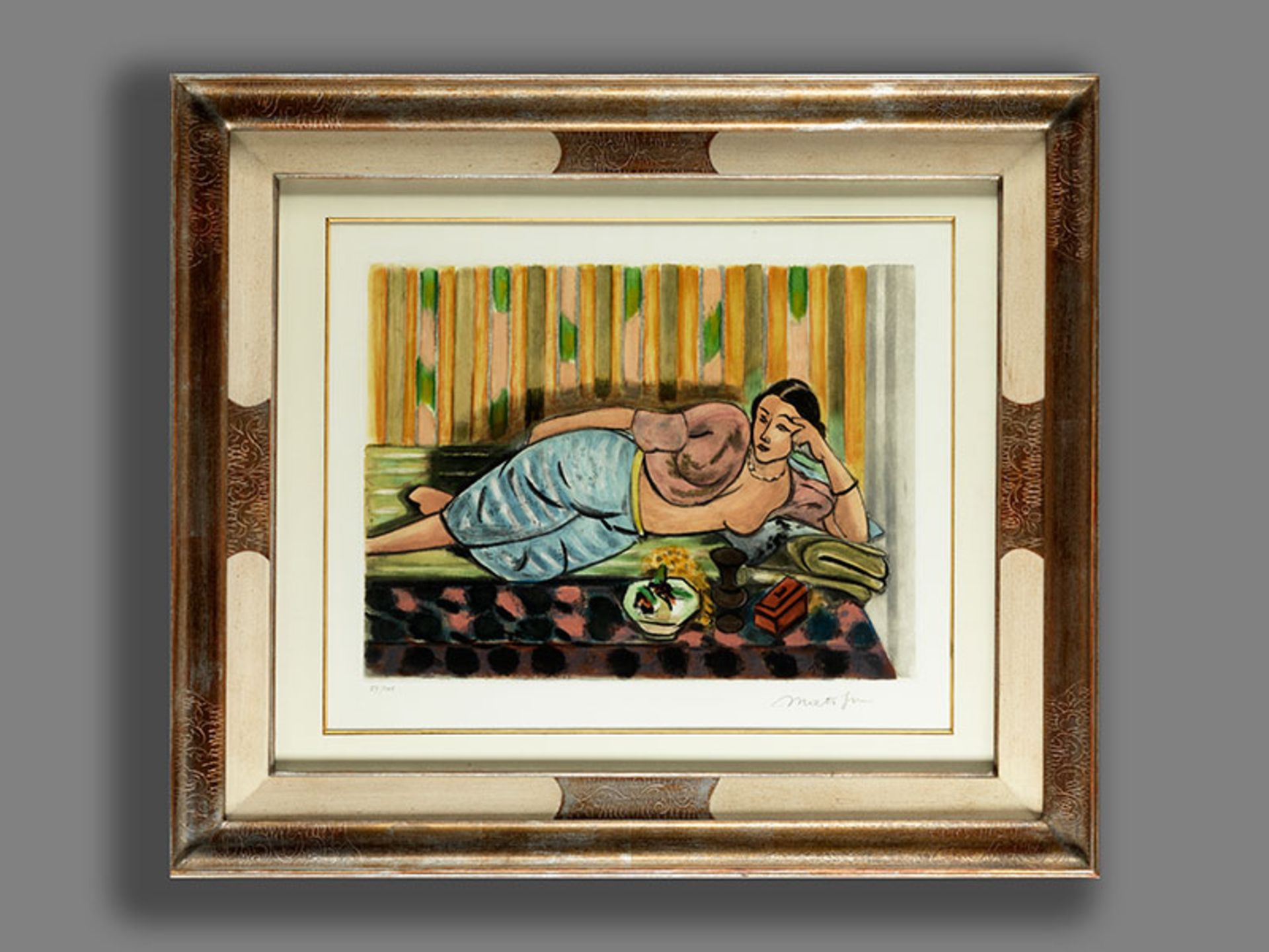 Henri Matisse, 1869 Le Cateau-Cambrésis "" 1954 Nizza ODALISQUE AU COFFRET ROUGE, 1926 - Bild 4 aus 5