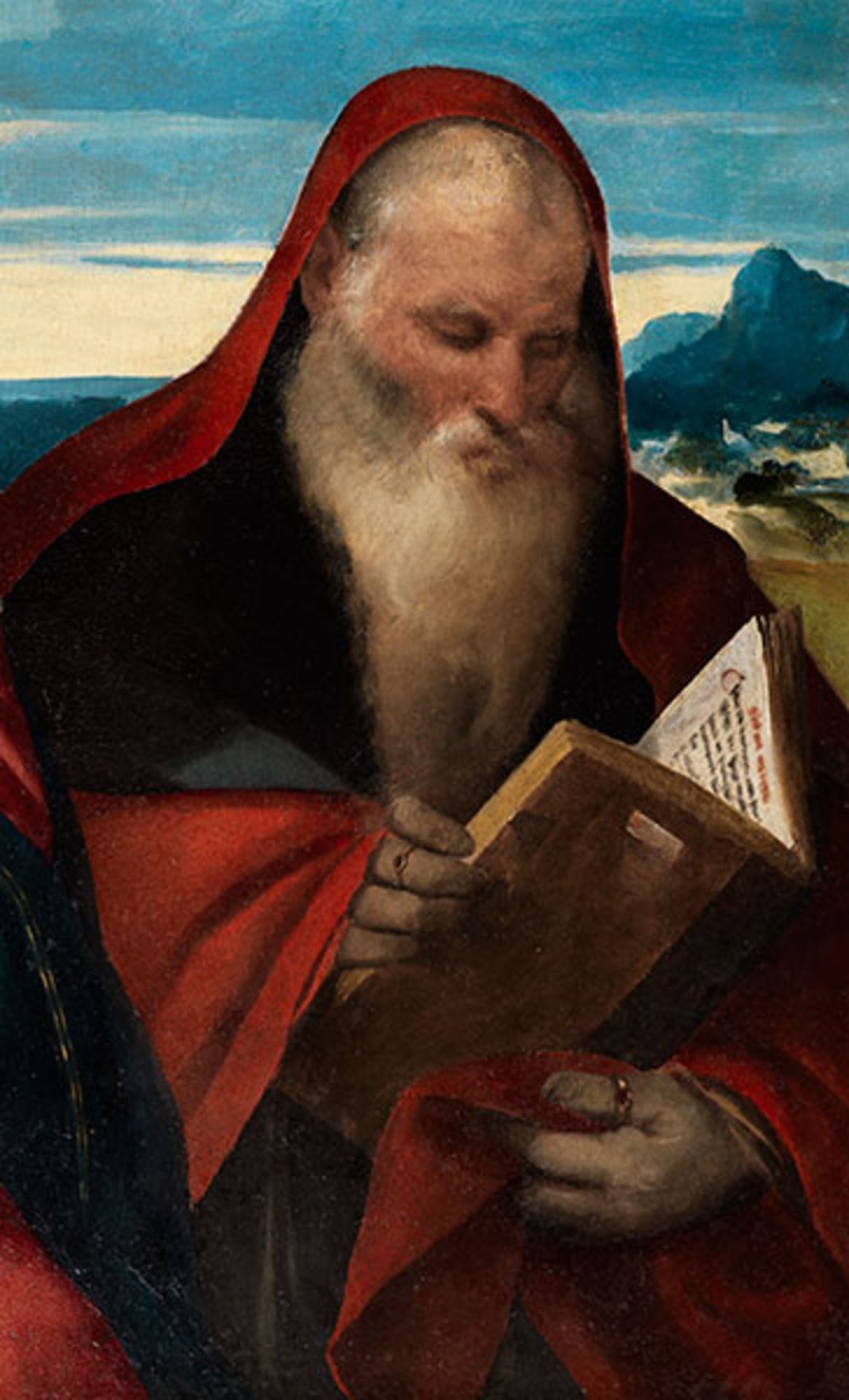 Bonifacio Veronese, ca. 1487 "" 1553 MADONNA MIT DEM KIND ZWISCHEN JOHANNES DEM TÄUFER UND - Bild 4 aus 9
