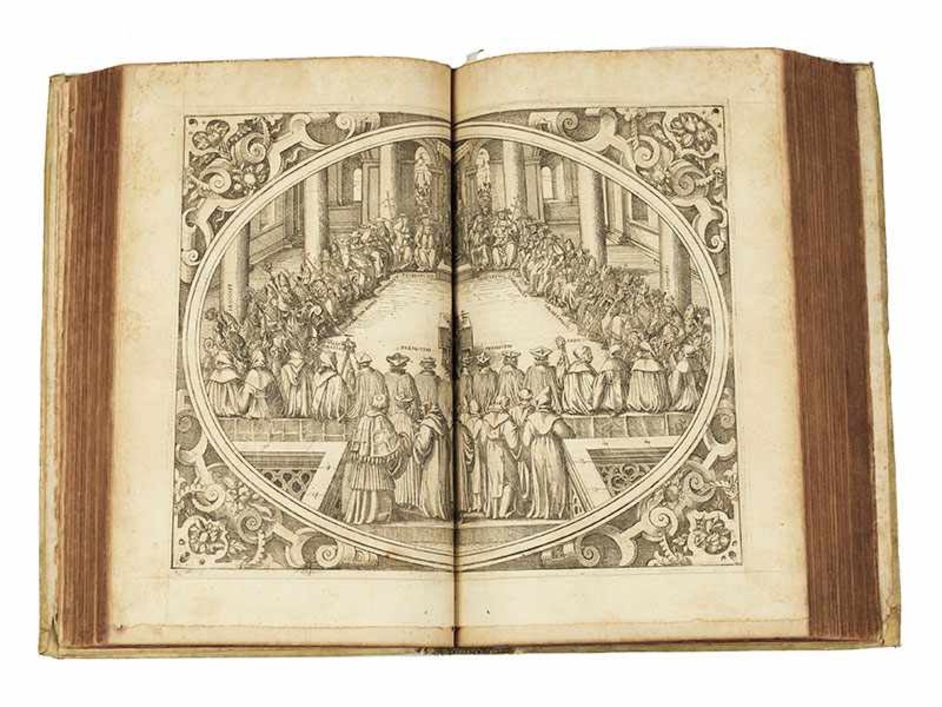 Barthélemy de Chasseneux, Catalogus gloriae mundi. Folio. ca. 35,5 x 24 cm. Frankfurt, Feyerabend, - Bild 6 aus 11