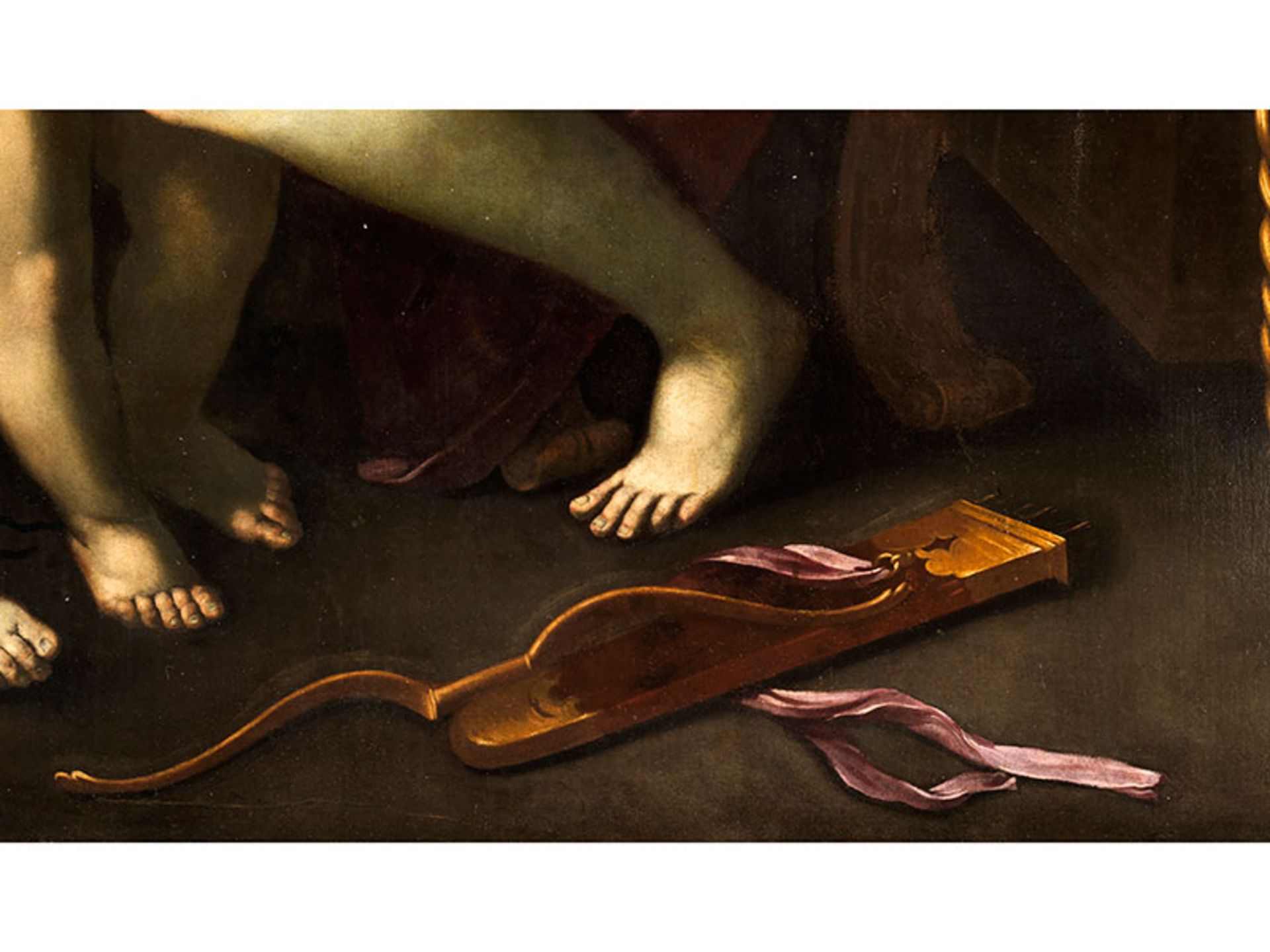 Guido Reni, 1575 Bologna "" 1642 ebenda TOILETTE DER VENUS Öl auf Leinwand. 245 x 206 cm. Um 1622/ - Bild 9 aus 13