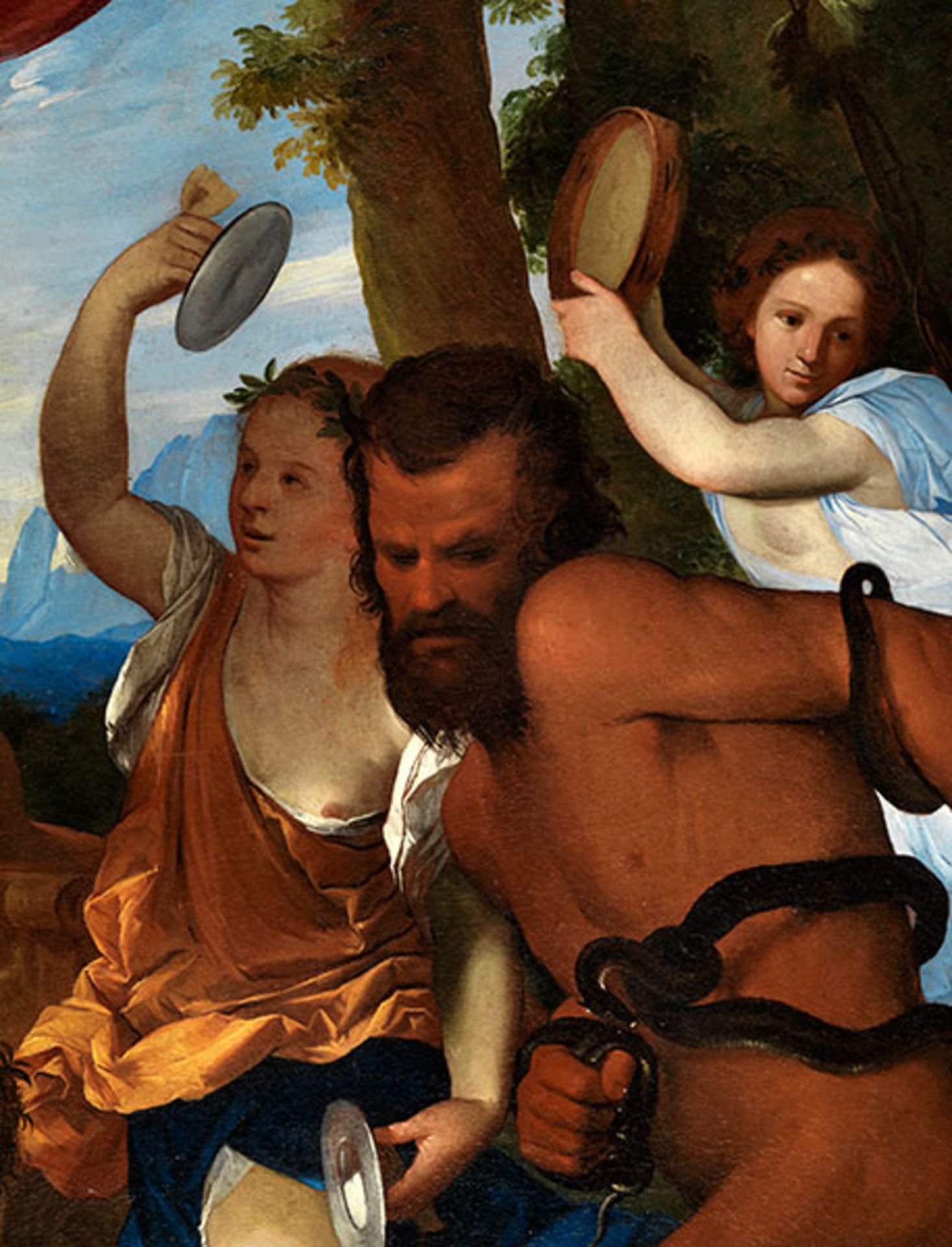 Alessandro Varotari, 1588 "" 1649, zug. BACCHUS UND ARIADNE Öl auf Leinwand. 177 x 191 cm. Kopie - Bild 7 aus 11