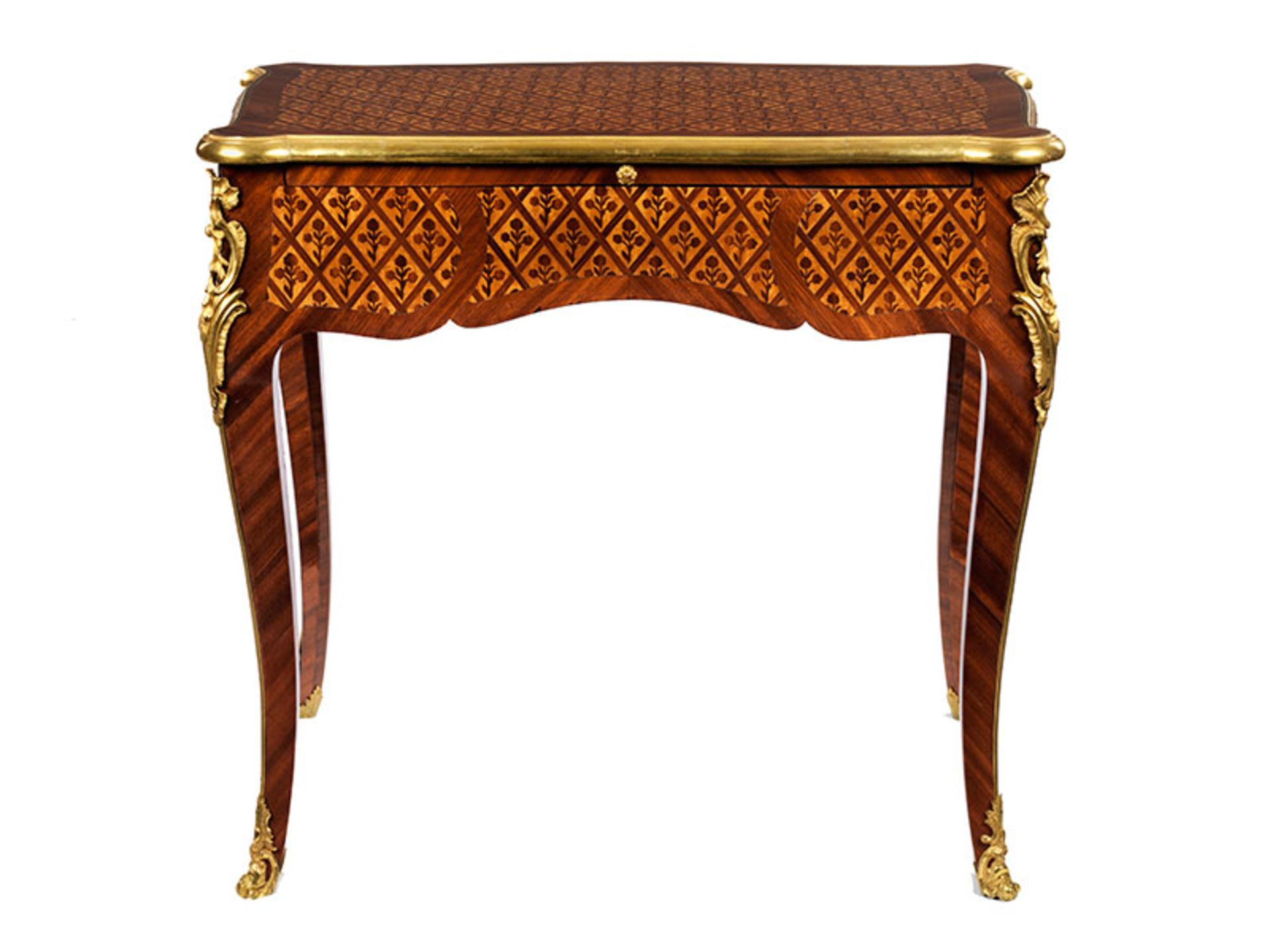 Bureau de dame Höhe: 76 cm. Breite: 79 cm. Tiefe: 51 cm. Gestempelt "Roger Vandercruse 1727-1799 - Bild 2 aus 6