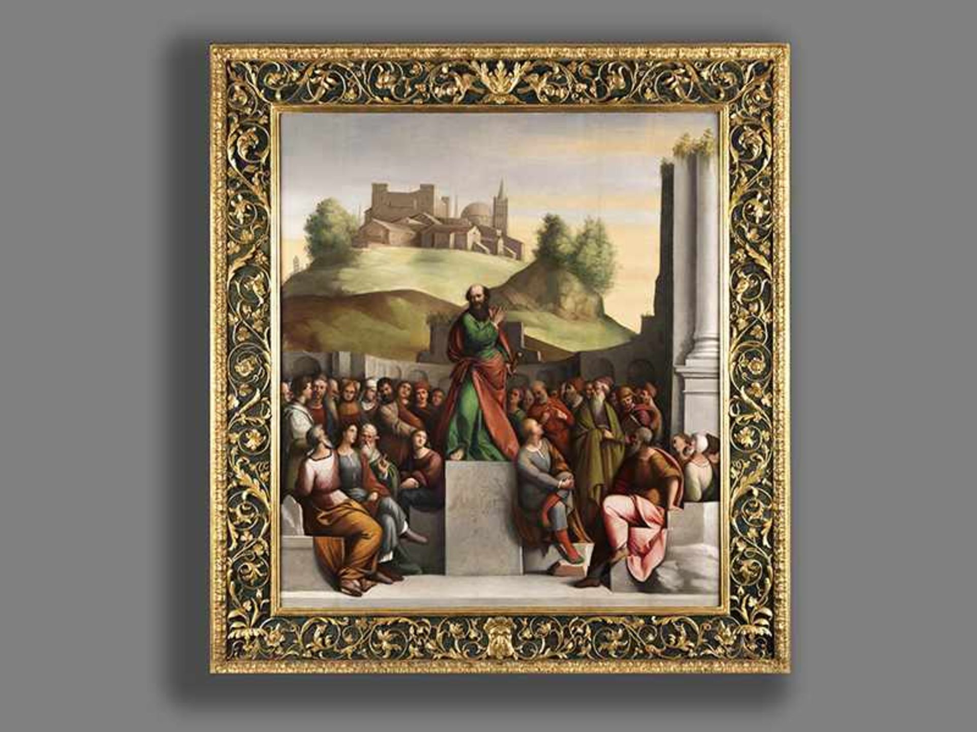 Benvenuto Tisi da Garofalo, ca. 1481 Garofalo "" 1559 Ferrara PAULUS PREDIGT VOR DEM AREOPAG Öl - Bild 17 aus 19