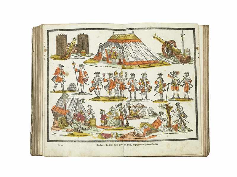 Große Sammlung von Illustrationen des 18. Jahrhunderts in Bezug auf Augsburg und seine Bürger Folio, - Image 9 of 19