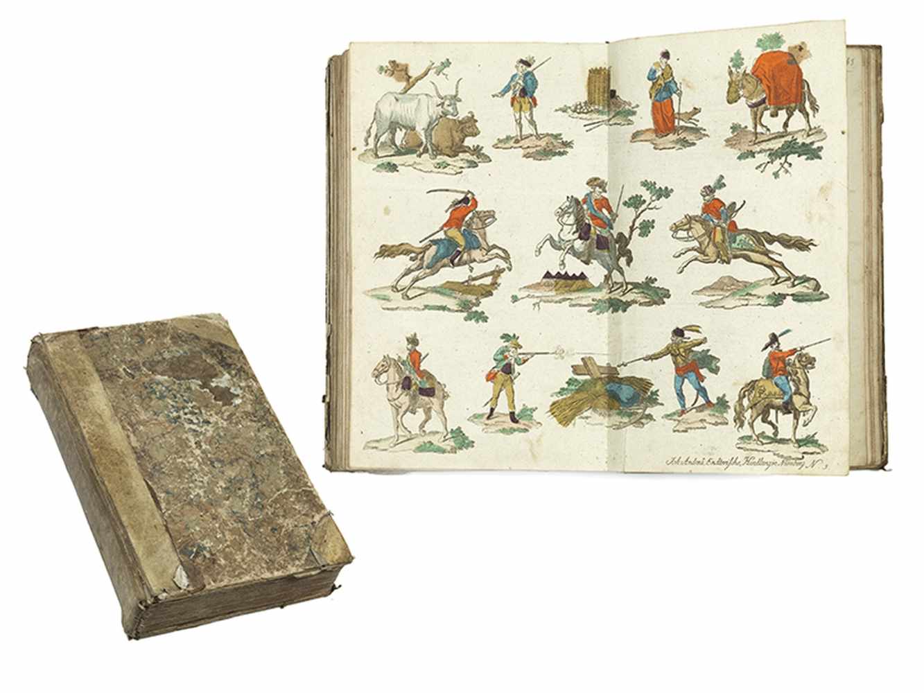 Große Sammlung von Illustrationen des 18. Jahrhunderts in Bezug auf Augsburg und seine Bürger Folio, - Image 18 of 19
