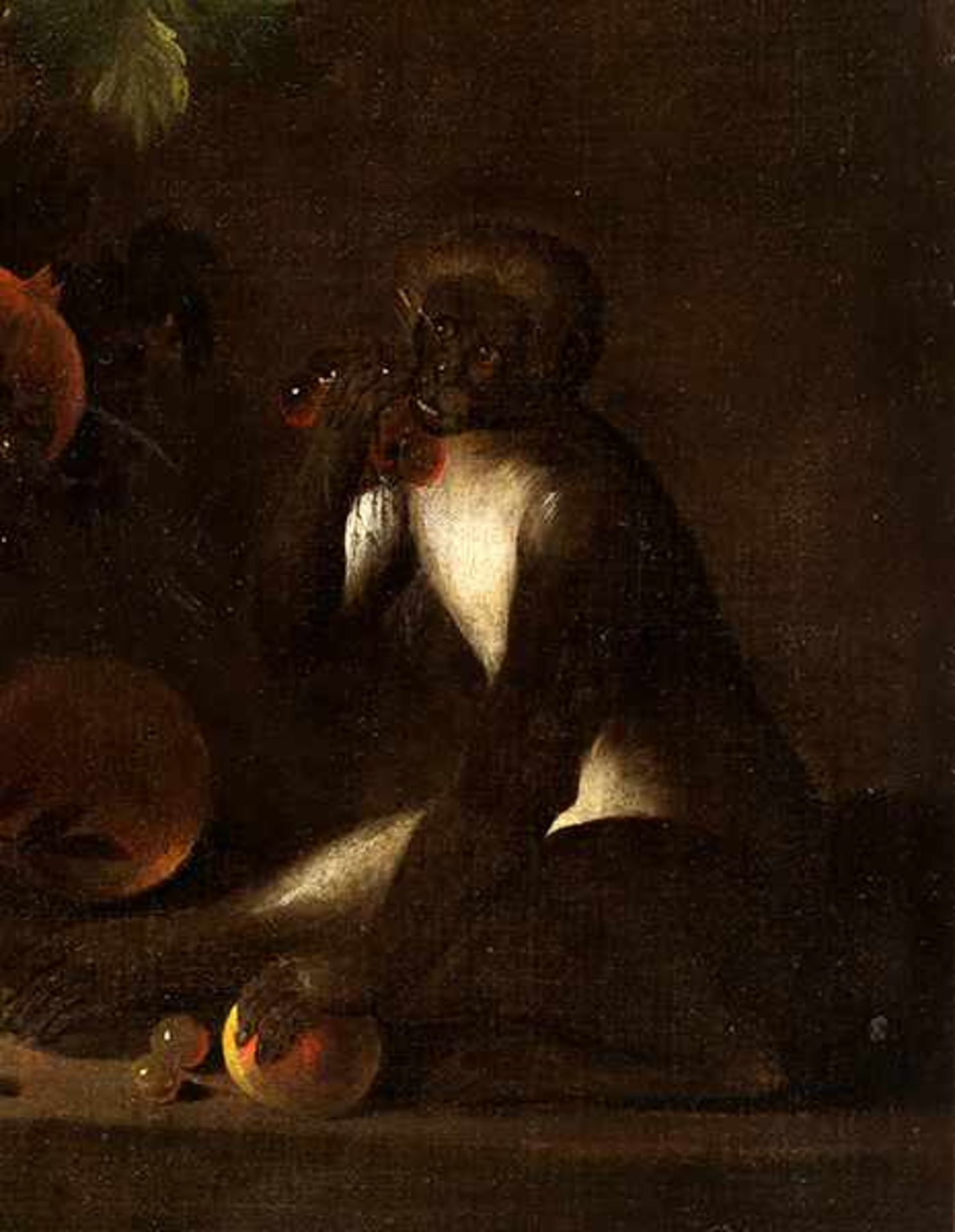 Giovanni Stanchi, 1608 "" 1673, zug. FRÜCHTESTILLLEBEN MIT FEIGEN, GRANATäPFELn UND KLEINEN - Bild 3 aus 13