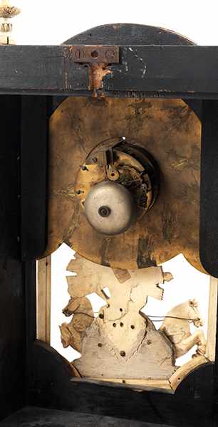 Aufwendig gearbeitete Louis XIV-Uhr in Elfenbein Gesamthöhe: ca. 153 cm. 19. Jahrhundert. - Image 10 of 21