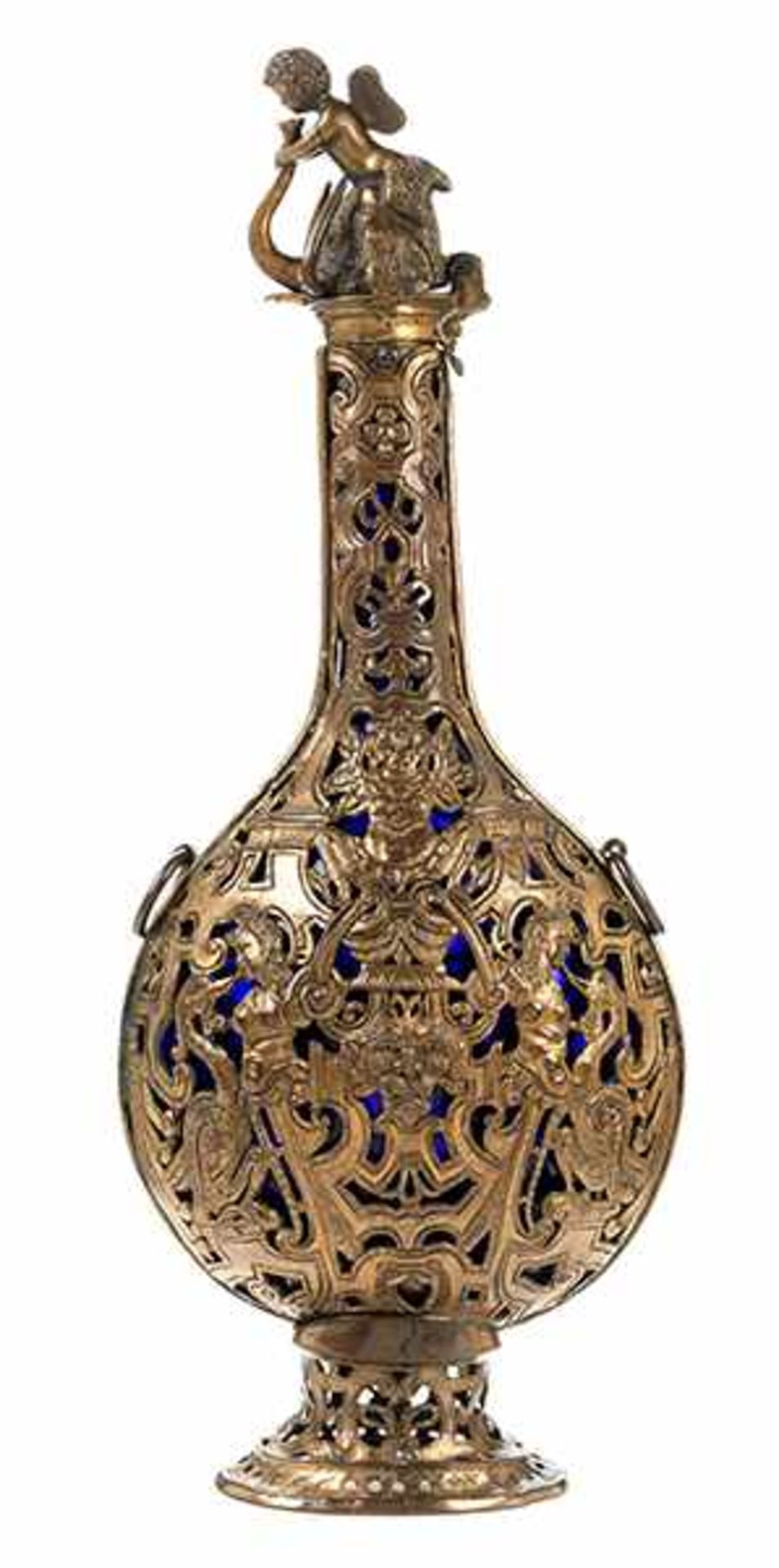 Venezianisches Prunkgefäß in Form einer Pilgerflasche Höhe: 46 cm. Maximale Breite: 18 cm. - Bild 9 aus 13