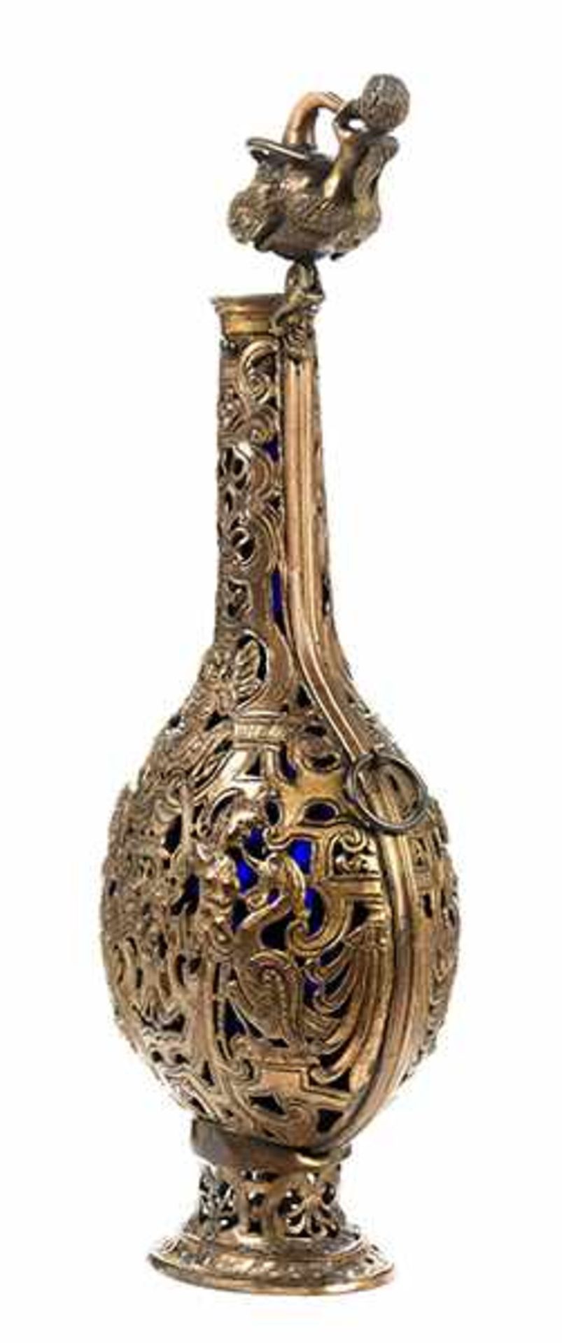 Venezianisches Prunkgefäß in Form einer Pilgerflasche Höhe: 46 cm. Maximale Breite: 18 cm. - Bild 10 aus 13