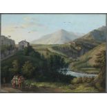 Jacob Philipp Hackert, 1737 Prenzlau "" 1807 San Piero a Careggi, Florenz, zug. MUSIKANTEN IN
