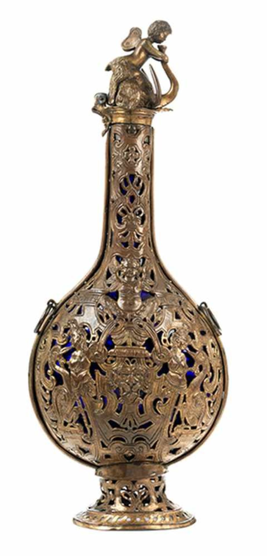 Venezianisches Prunkgefäß in Form einer Pilgerflasche Höhe: 46 cm. Maximale Breite: 18 cm. - Bild 13 aus 13