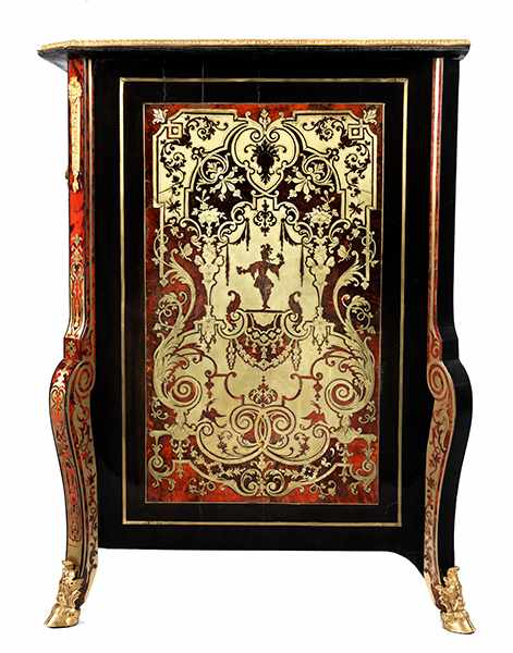 Höchst elegante französische Louis XIV-Kommode in Boulle-Technik Höhe: 87 cm. Breite: 126,5 cm. - Image 6 of 21