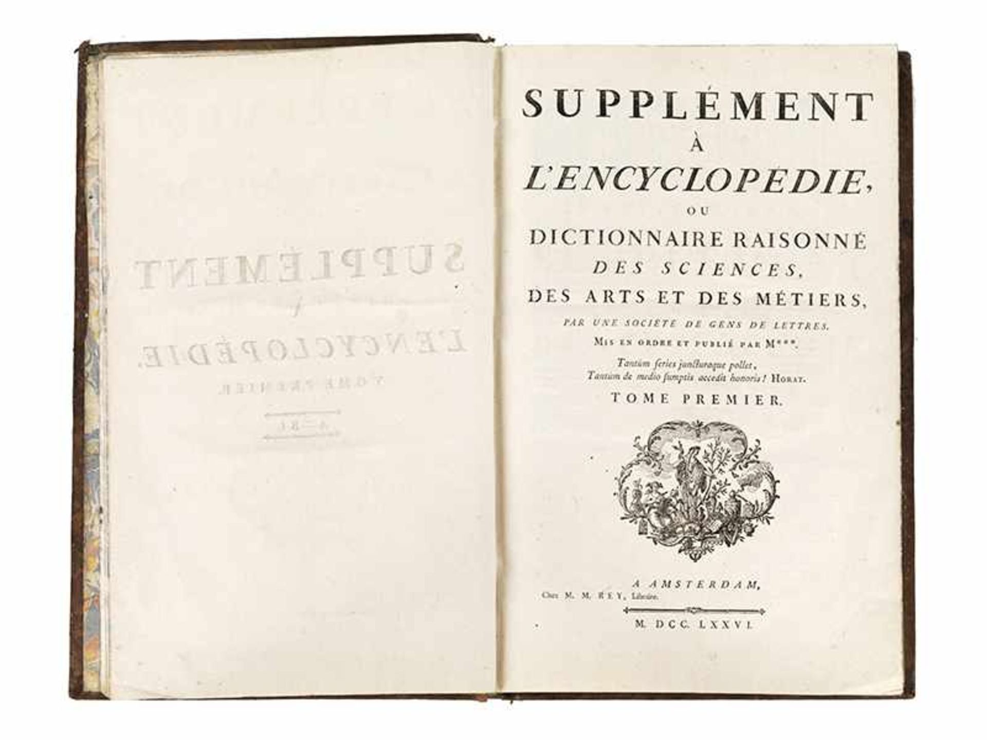 DIDEROT, Denis; Jean Le Rond D'Alembert und andere. Encyclopedie, ou dictionnaire raisonne des - Bild 3 aus 29