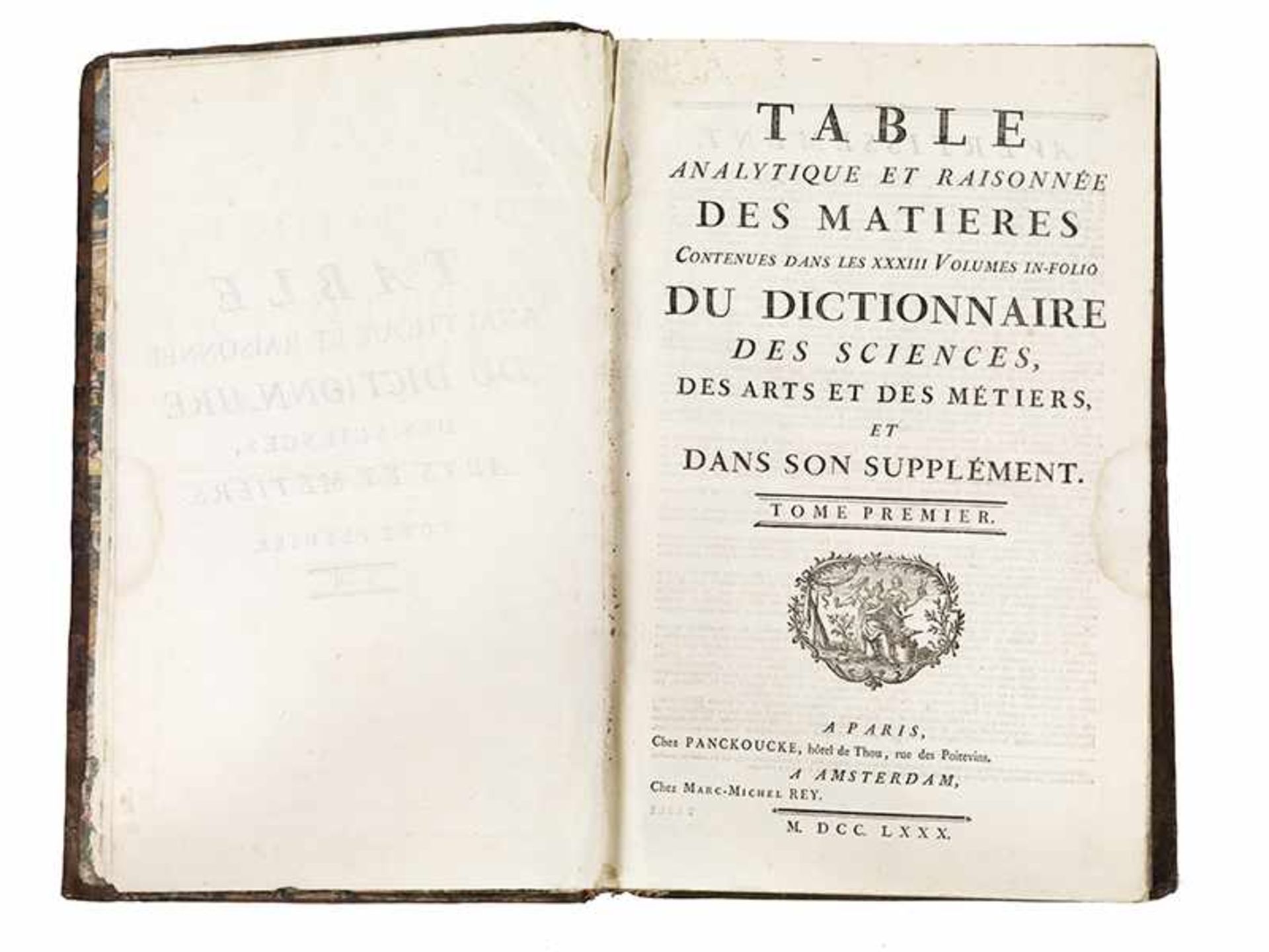 DIDEROT, Denis; Jean Le Rond D'Alembert und andere. Encyclopedie, ou dictionnaire raisonne des - Bild 2 aus 29