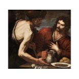 Genueser Maler des 17. Jahrhunderts BIBLISCHE SZENE, WOHL AUS DEM NEUEN TESTAMENT NACH EINEM