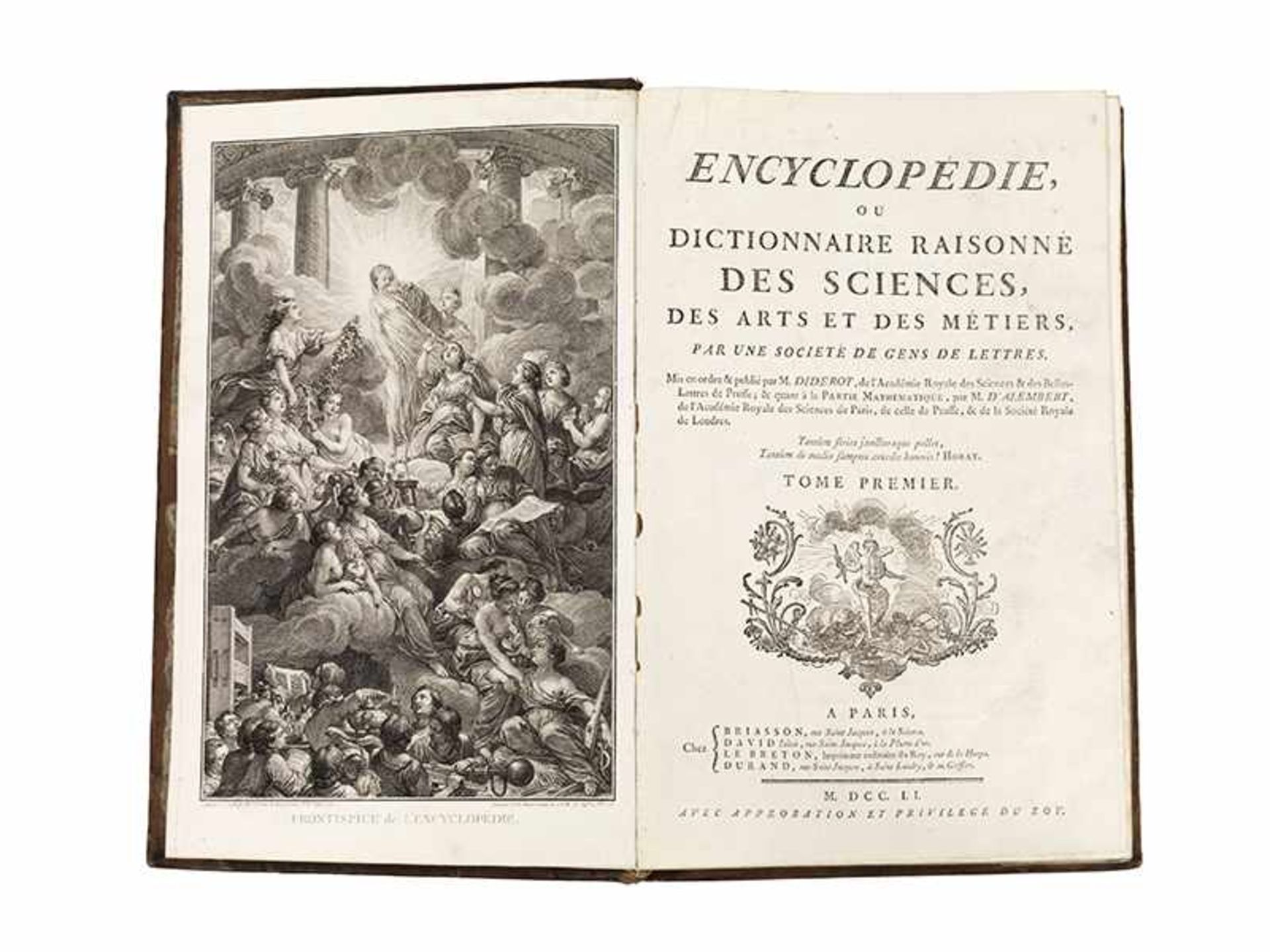 DIDEROT, Denis; Jean Le Rond D'Alembert und andere. Encyclopedie, ou dictionnaire raisonne des - Bild 18 aus 29