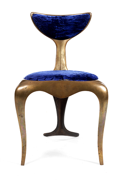 Marc Brazier-Jones, geb. 1956 Neuseeland Drei Kunststühle aus Bronze WALETAIL CHAIR Höhe: ca. 84,5 - Image 3 of 13