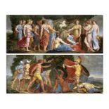 Maler des 17. Jahrhunderts Gemäldepaar DARSTELLUNGEN DER GRIECHISCHEN MYTHOLOGIE Öl auf Leinwand. 79