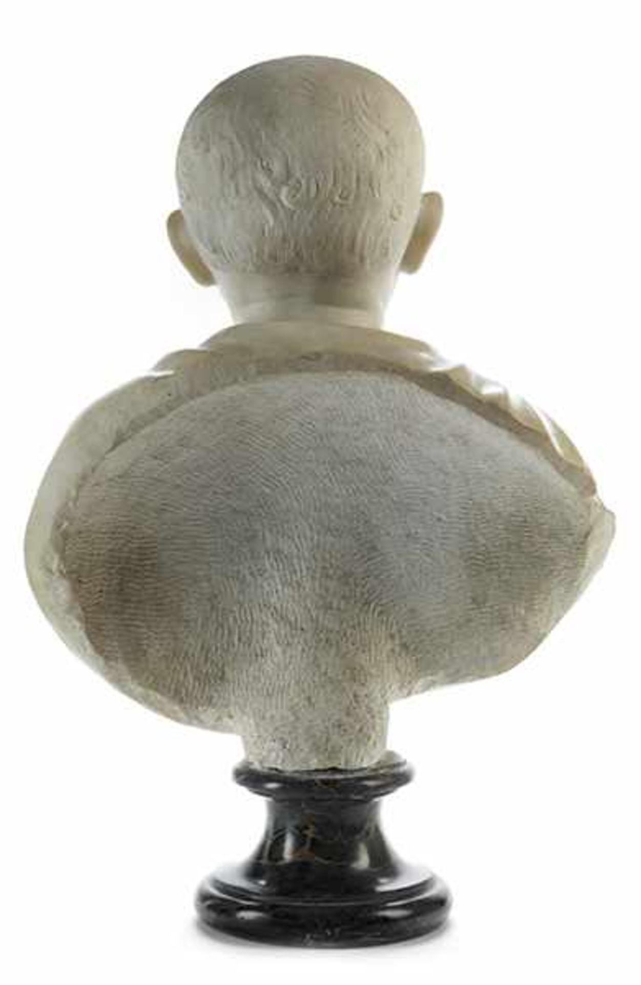 Marmorbüste des Britannicus Höhe: 51 cm. Breite: 35,5 cm. Italien, Ende 18. Jahrhundert. In weißem - Bild 9 aus 11