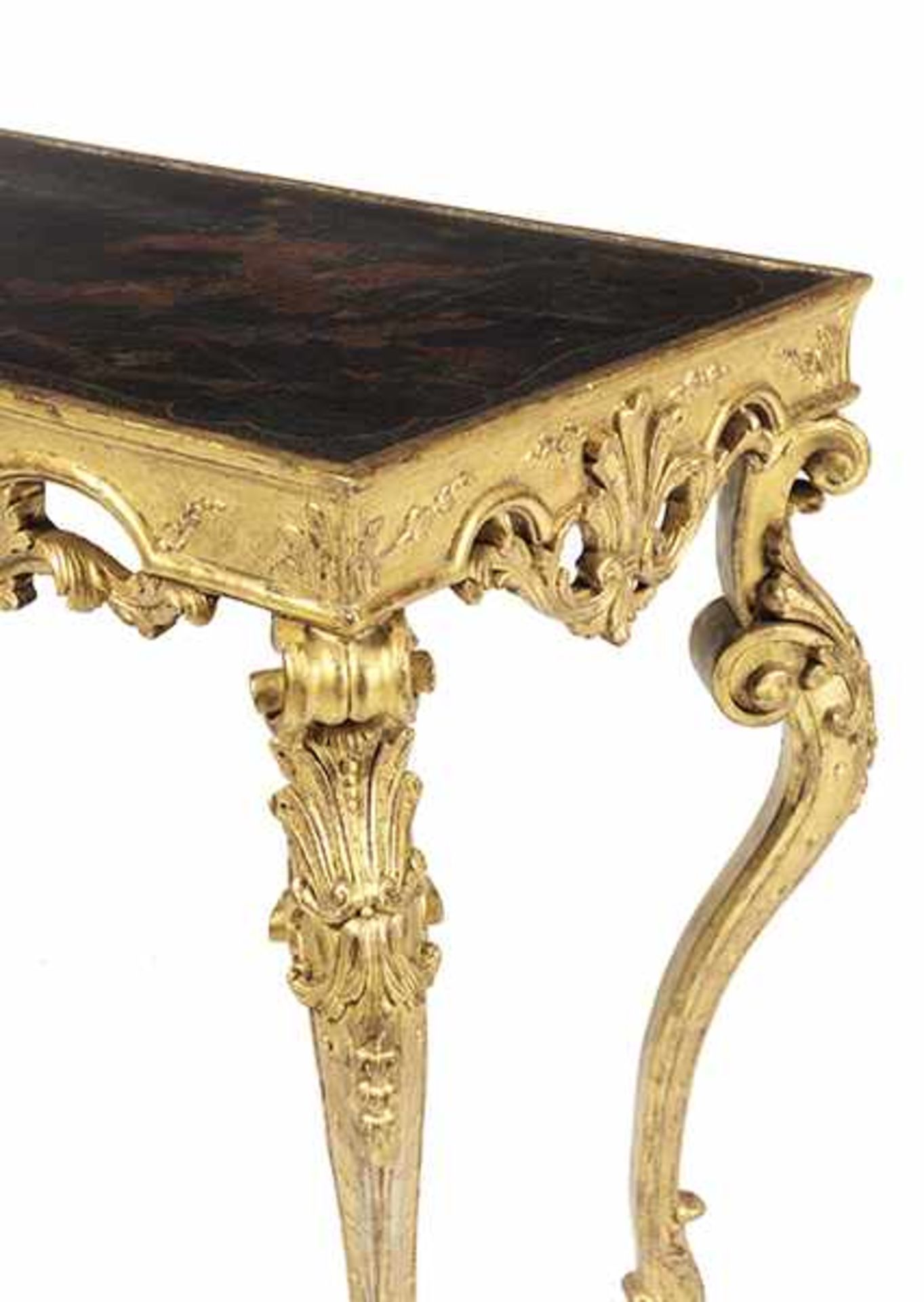 Régence table with parcel-gilt wood - Bild 3 aus 6