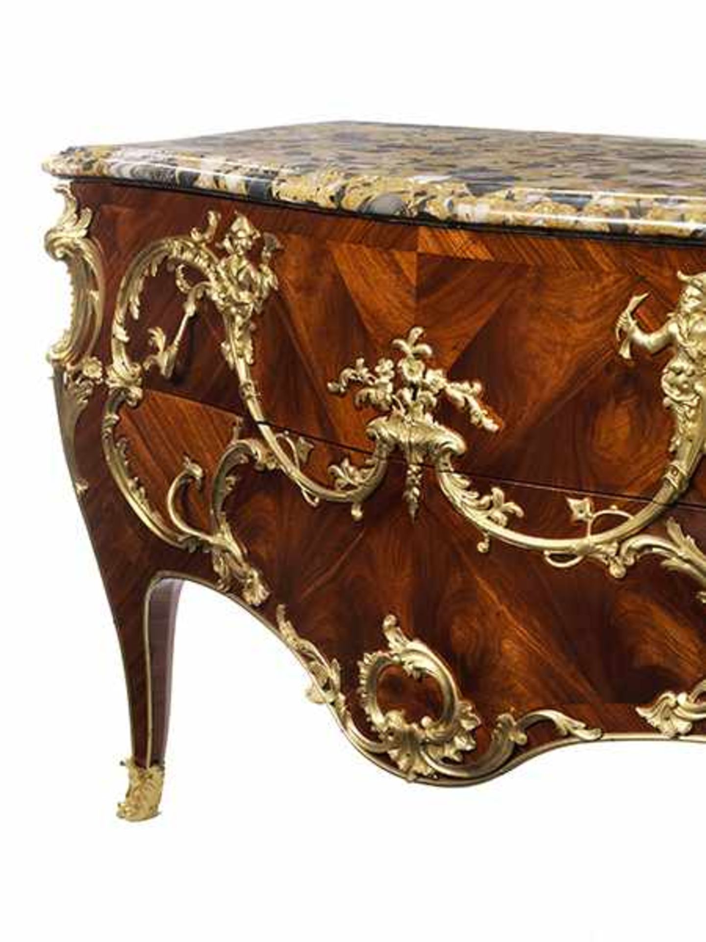 Louis XV commode, - Bild 5 aus 9