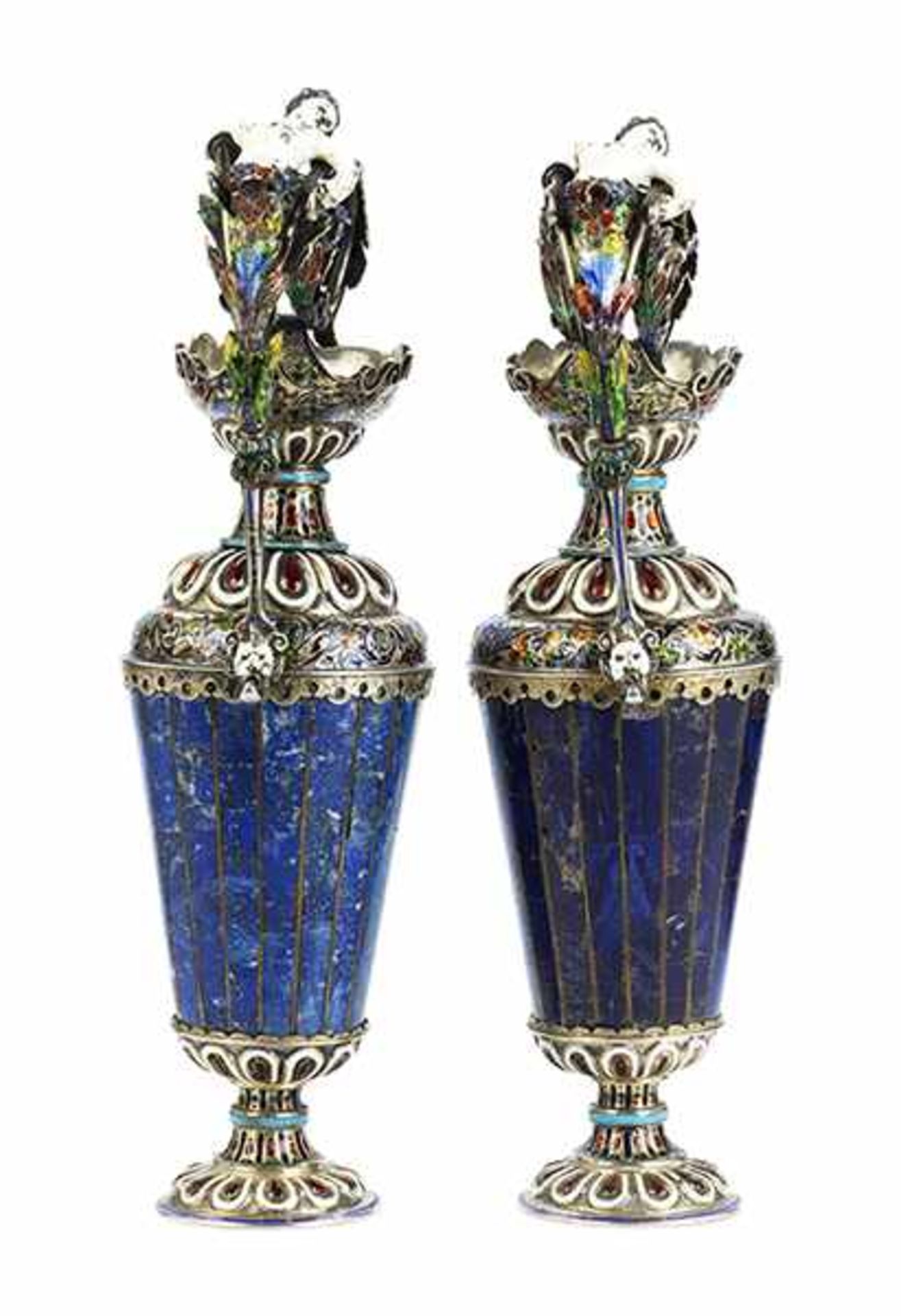 A pair of lapis lazuli jugs - Bild 4 aus 7