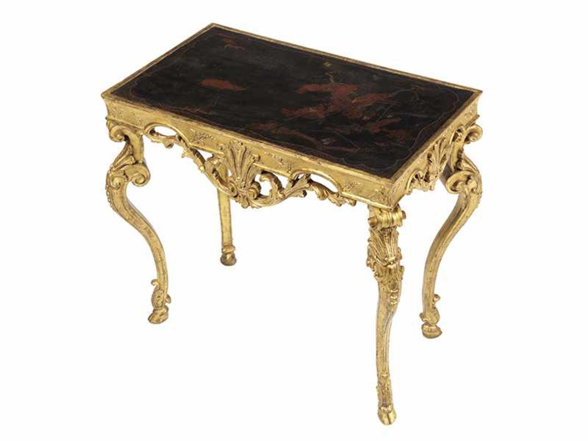 Régence table with parcel-gilt wood - Bild 2 aus 6