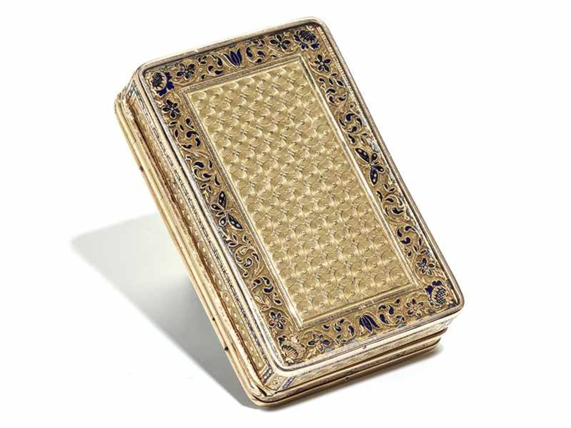A gold box with miniature portrait - Bild 4 aus 7