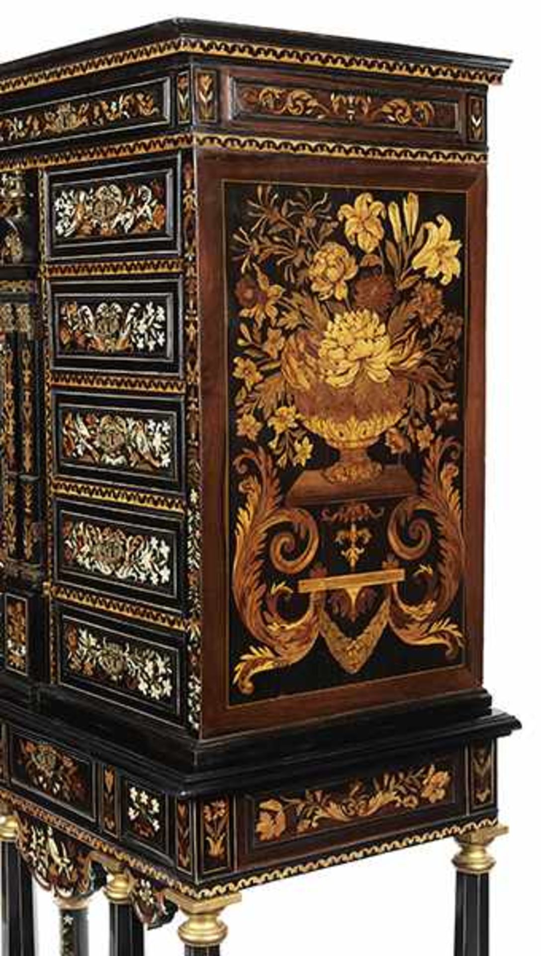 Important Louis XIV cabinet of museum quality - Bild 9 aus 10