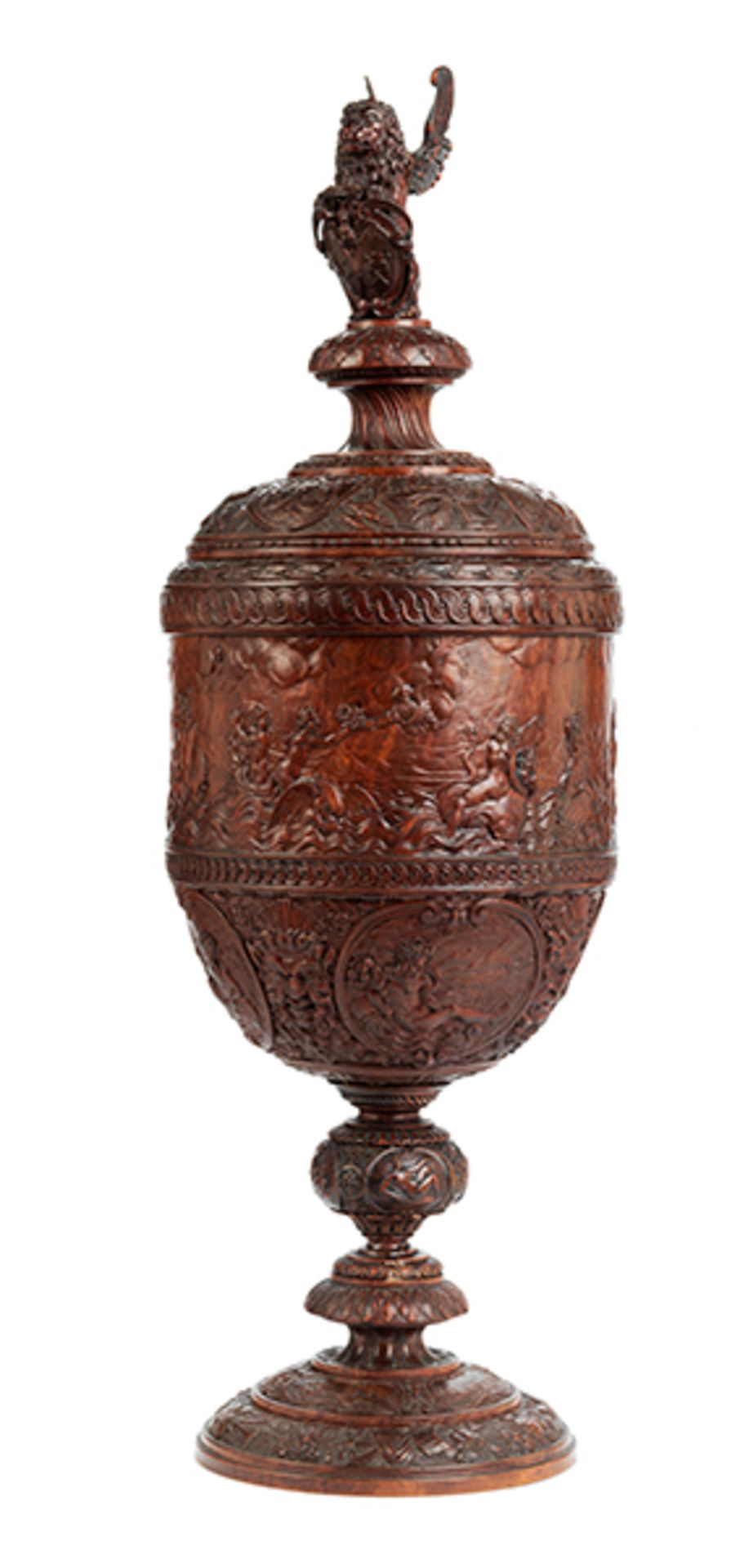 Rare lidded High Renaissance style trophy cup - Bild 2 aus 8