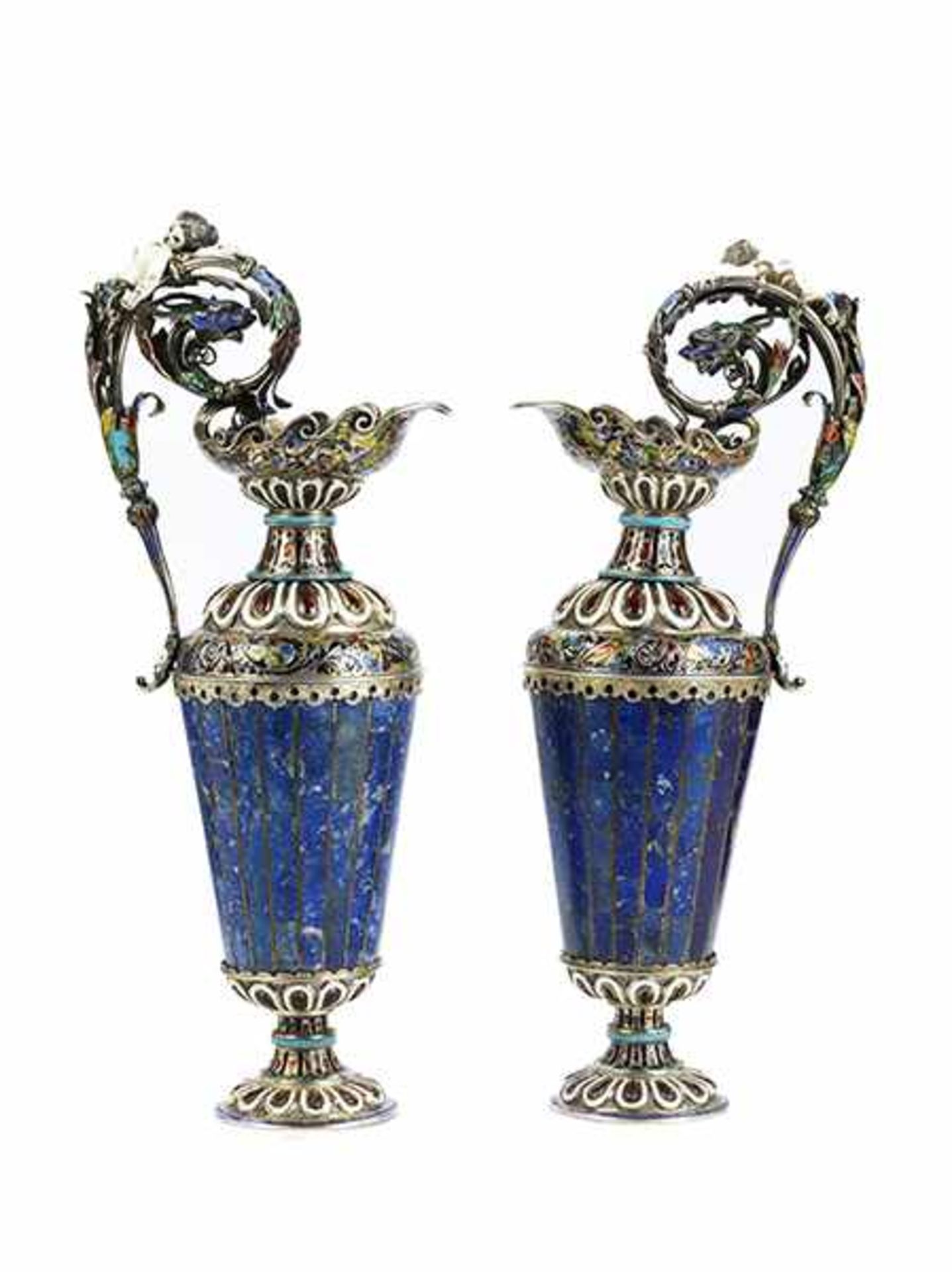 A pair of lapis lazuli jugs - Bild 3 aus 7