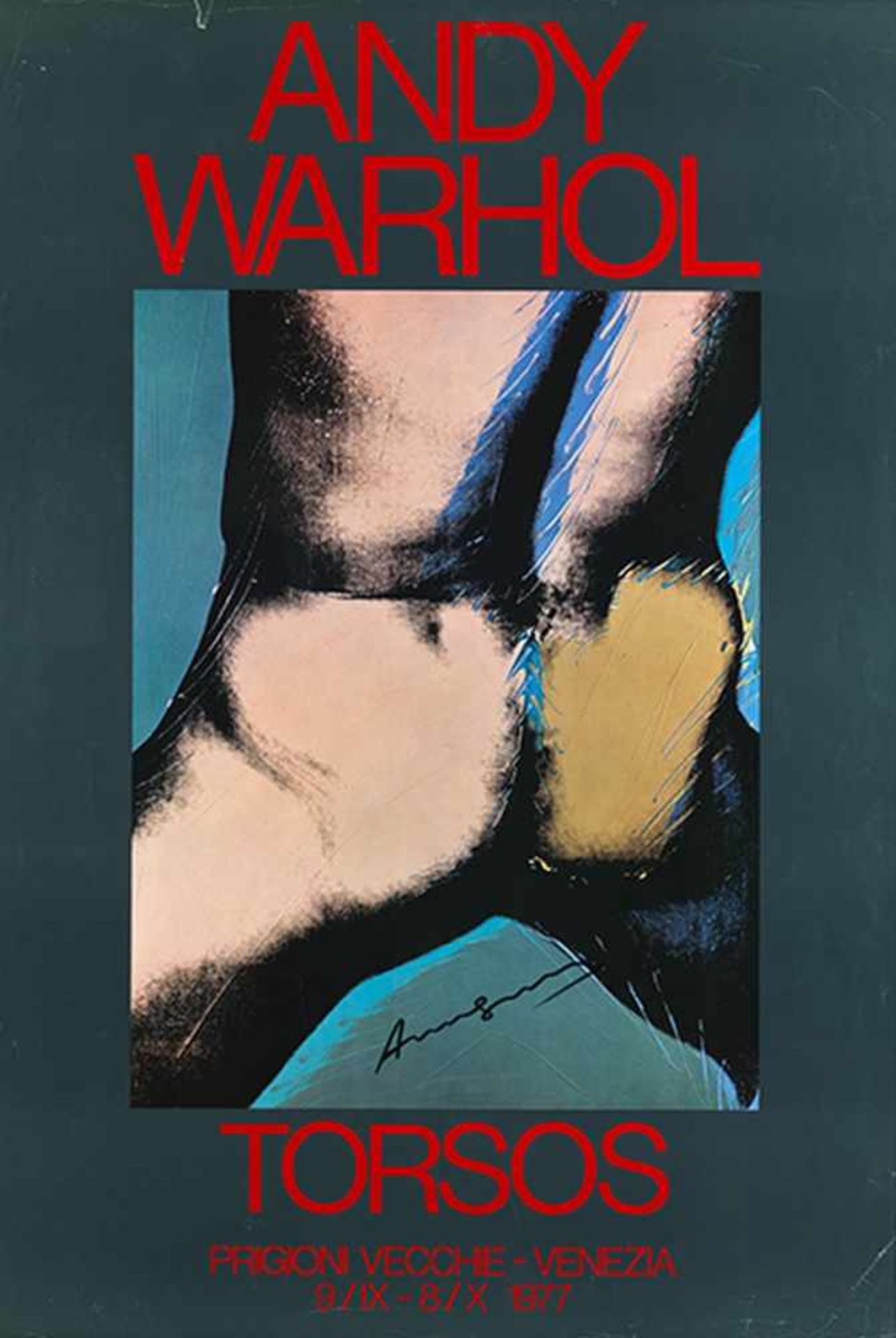 Andy Warhol, 1928 Pittsburgh - 1987 New York ANDY WAHOL TORSOS, PRIGIONI VECCHIE, VENICE 9/ IX - - Bild 4 aus 4