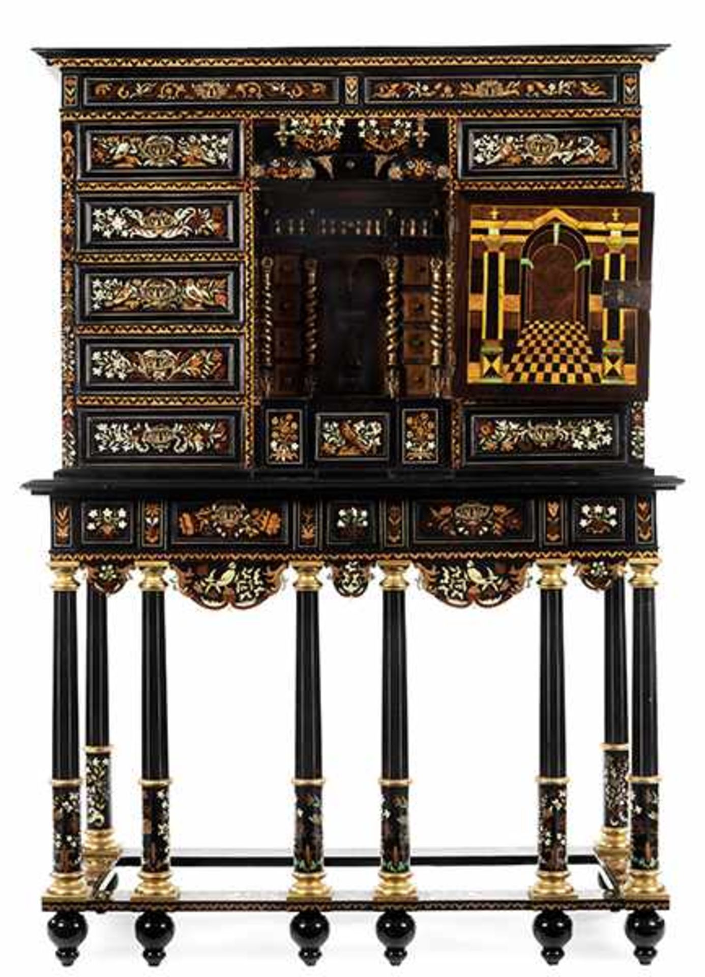 Important Louis XIV cabinet of museum quality - Bild 3 aus 10