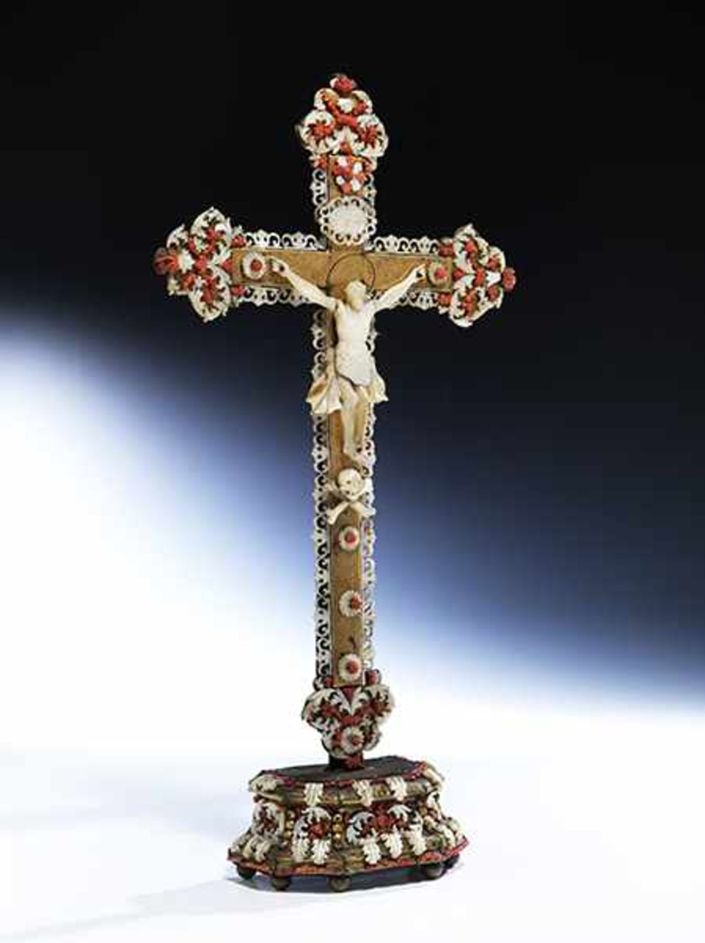 Rare Trapani altar cross - Bild 2 aus 5