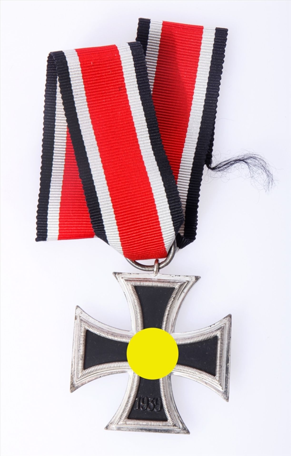 Eisernes Kreuz 2.Klasse 1939, Schinkelausführung mit Band, unmagnetisch und 3-teilig, sehr guter