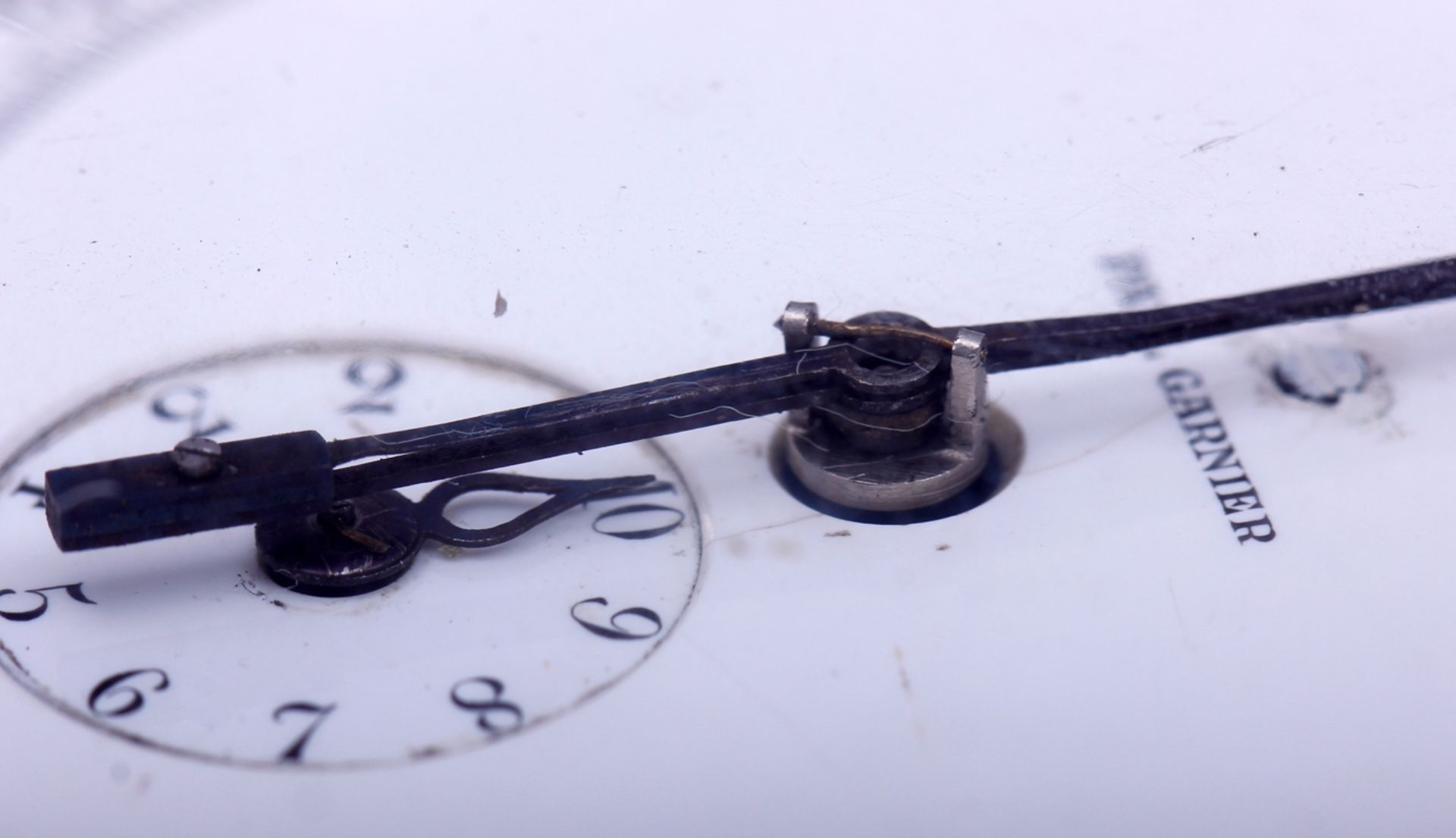 Punktier-Chronograph, Paul Garnier (1801 in Epinal - 1869 in Paris), um 1825/30, rundes, - Bild 7 aus 8