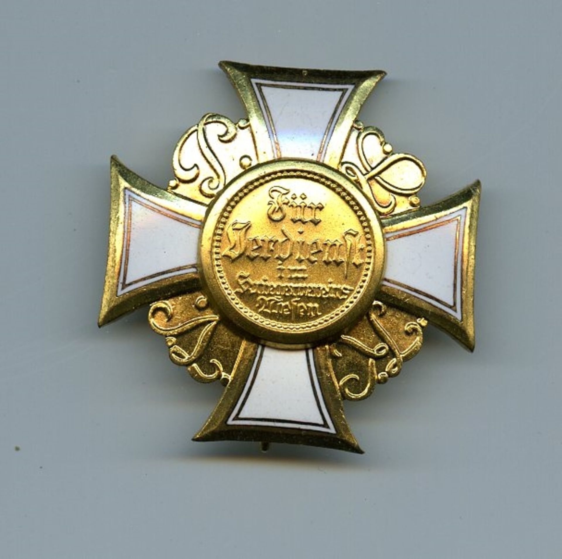 Kriegerverein- Ehrenkreuz 1. Klasse, 1. Form ``Verdienst im Kriegervereinswesen´´, Preußischer