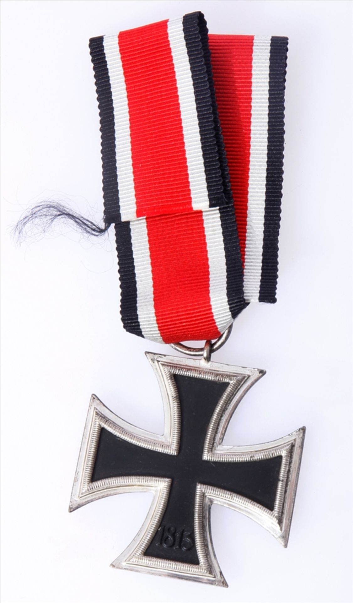 Eisernes Kreuz 2.Klasse 1939, Schinkelausführung mit Band, unmagnetisch und 3-teilig, sehr guter - Bild 2 aus 2