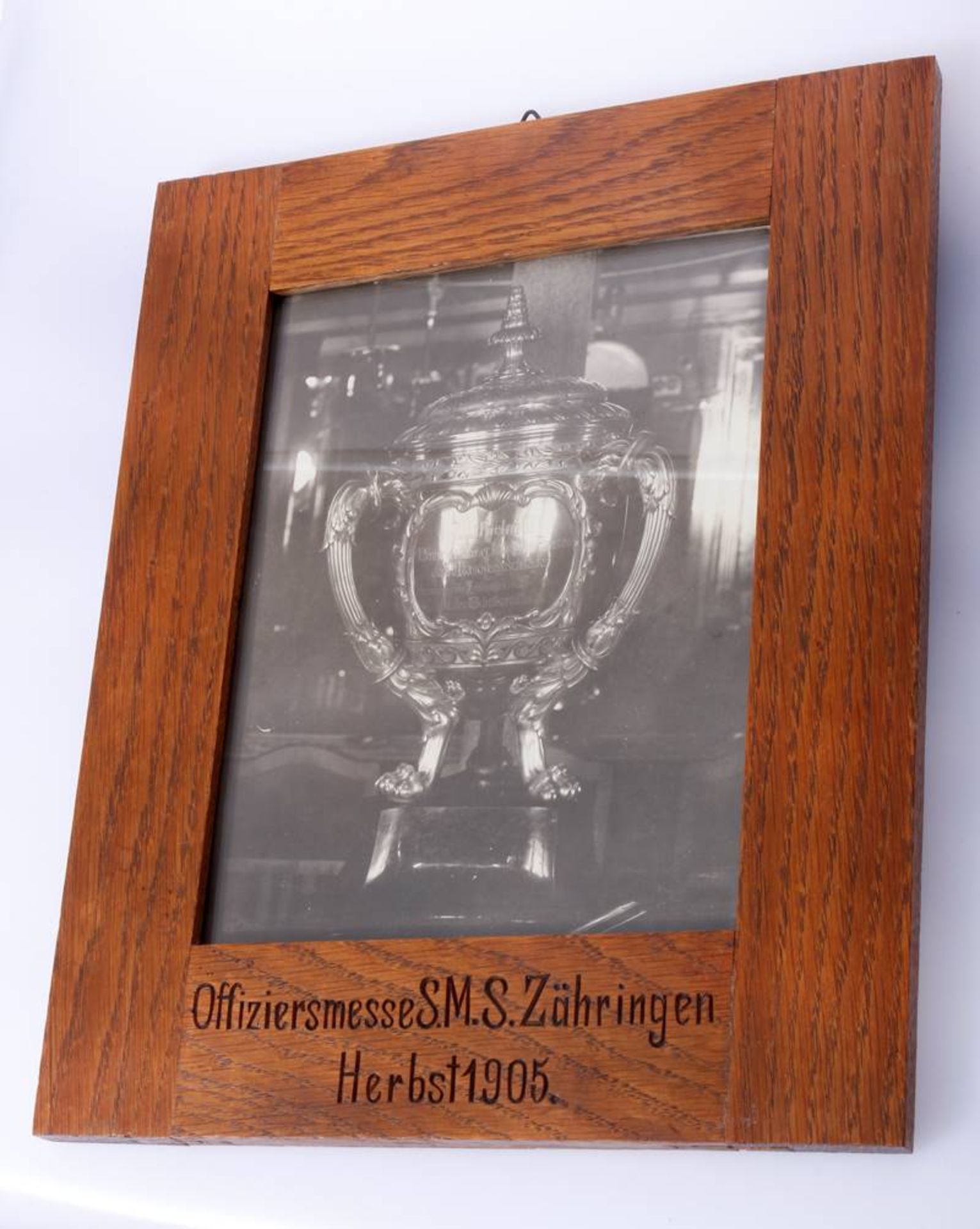 Schießpreis Zähringen MarineBilderrahmen mit dem Foto des 1905 verliehenen kaiserlichen - Bild 8 aus 8